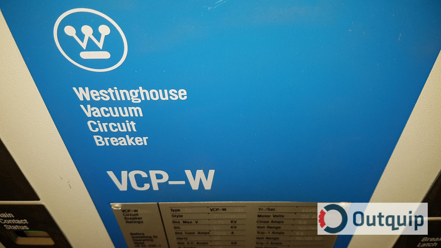 BREAKER,MAIN WESCO 2000 AMP,50 VCP-W350,5 KV *FOR 2400 VOLT BREAKERS AREA 630 ELECTRICAL