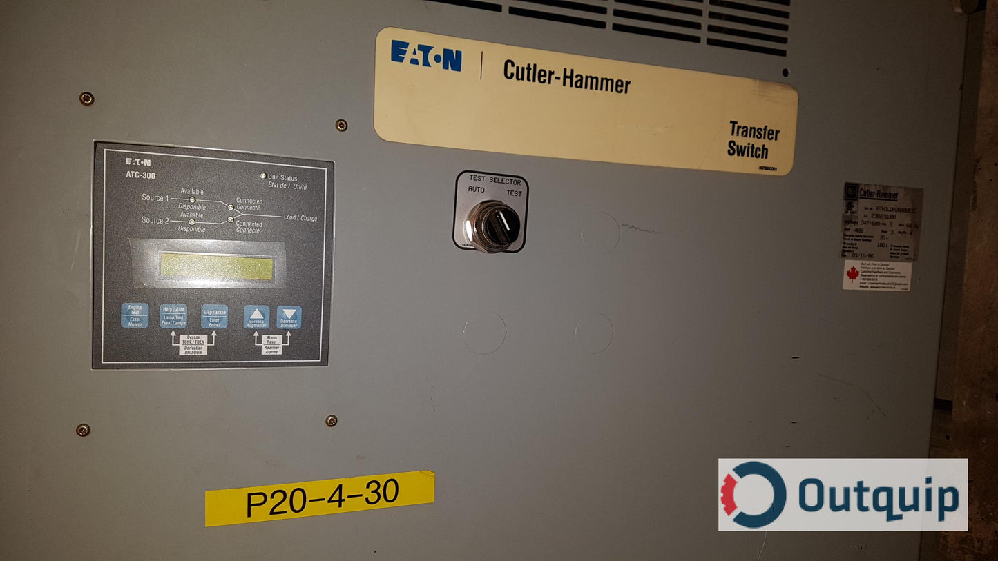 Cutler-Hammer
Transfer Switch