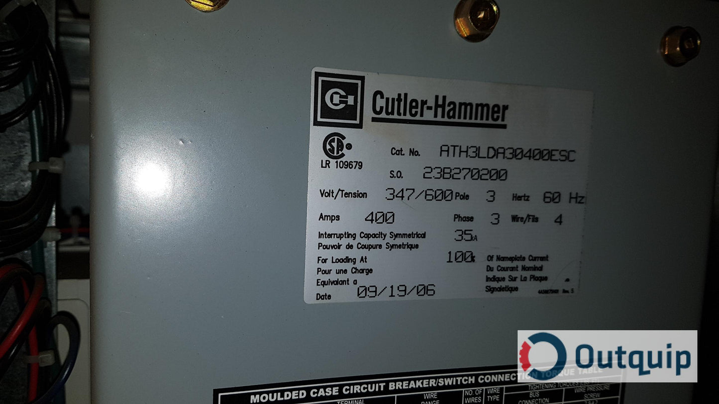 Cutler-Hammer
Transfer Switch
