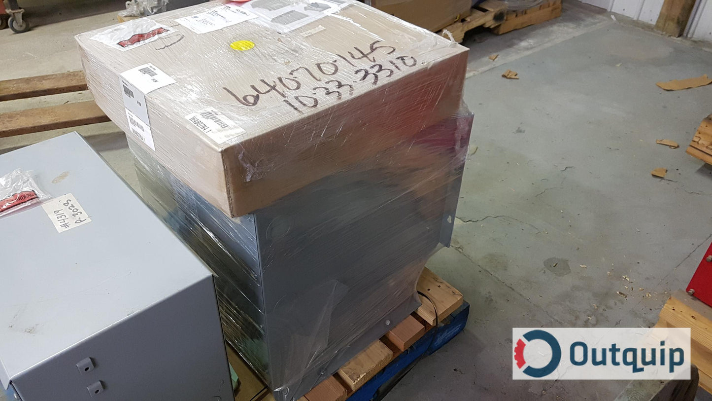 TRANSFORMER 45KVA DISTRIBUTION 600/3/60-208/120 VOLT C/W TAPS HAMMOND #NMK045PBC