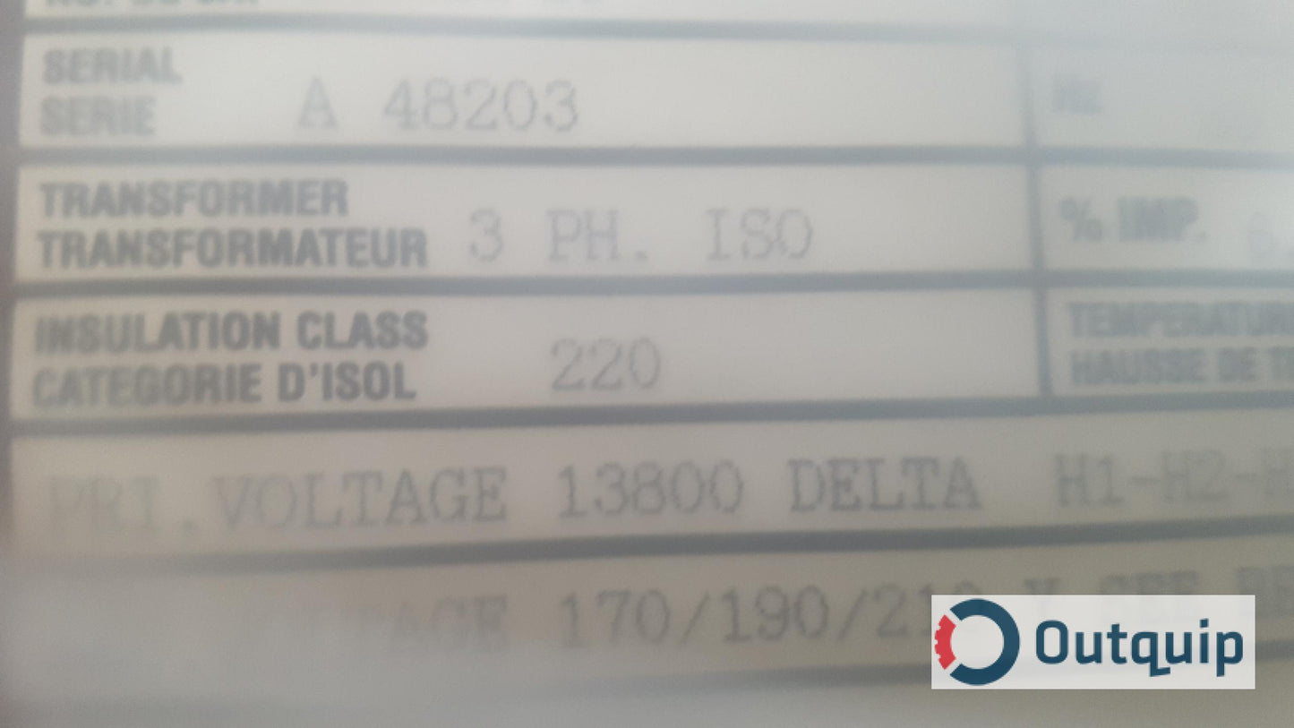 Three Phase ISO Transformer