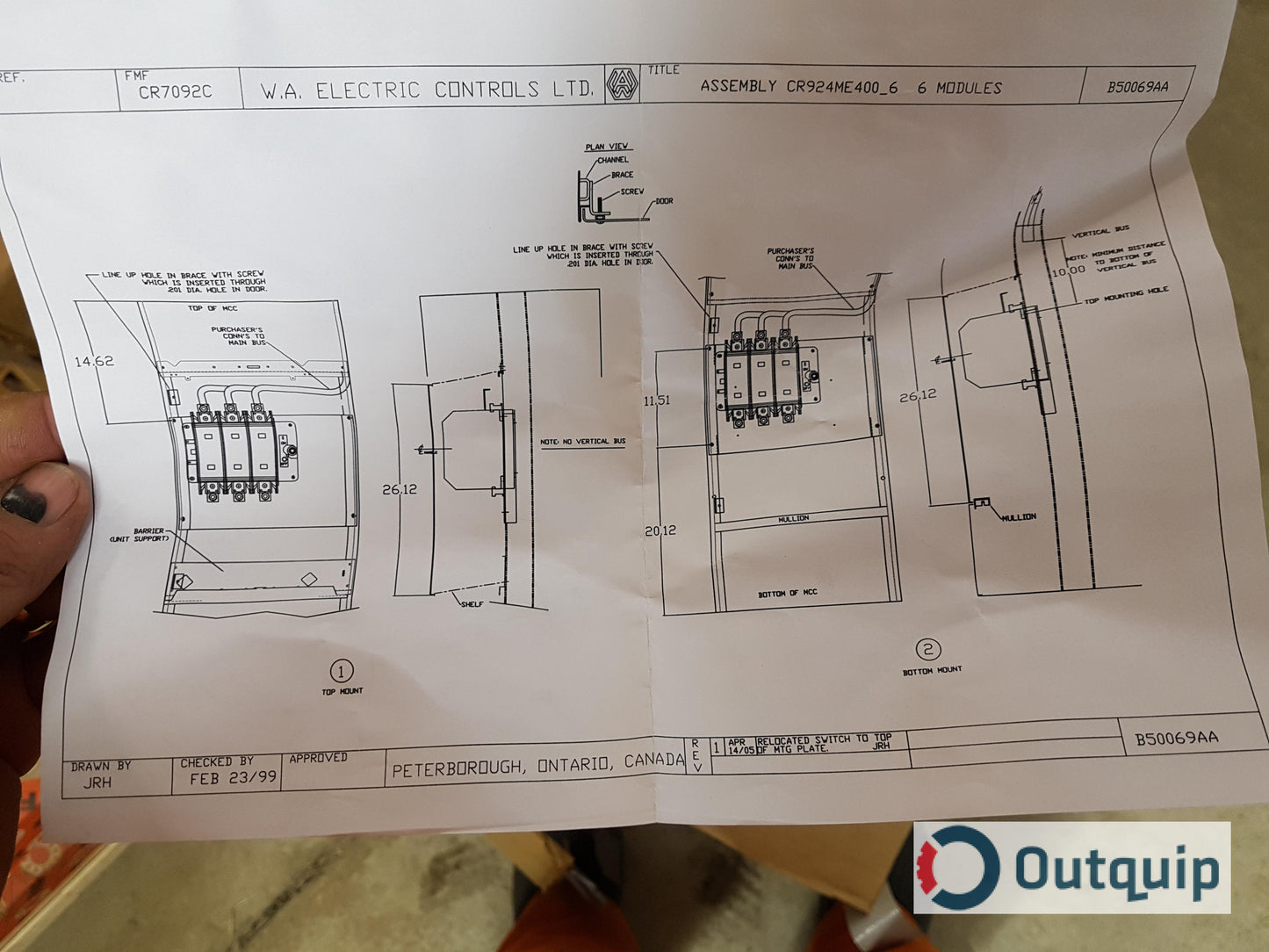 STARTER, CGE FVNR COMBINATION SIZE 5 FUSIBLE TYPE HRC II FUSING CONTACTOR MOUNTED