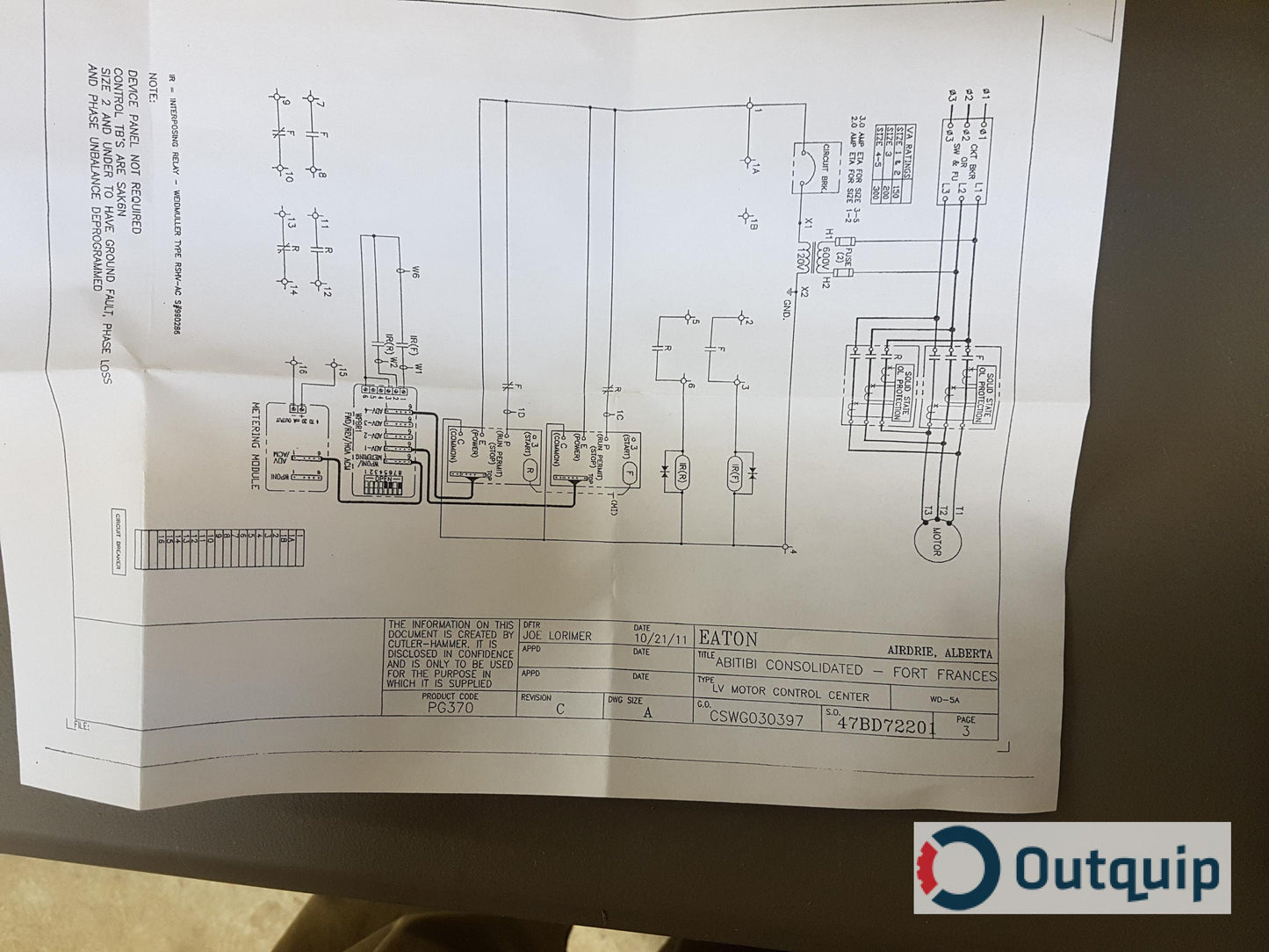 STARTER, CUTLER-HAMMER SIZE 2 ADVANTAGE FVR W2H21418-A C/W DOOR AND W-METER