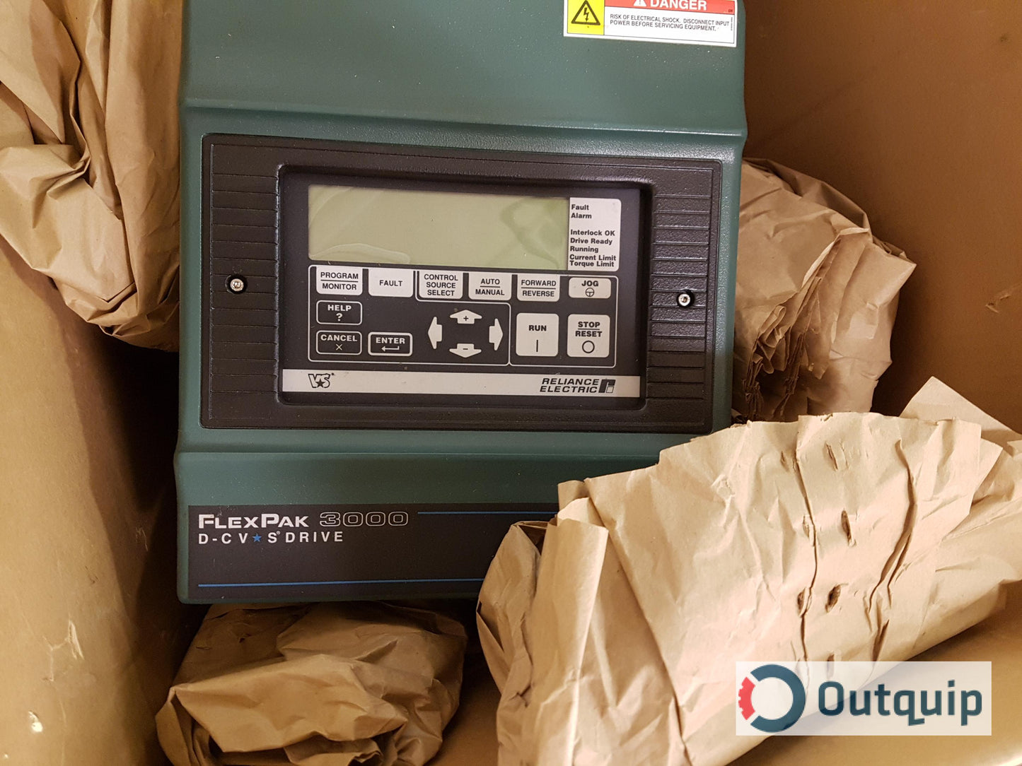 FLEXPAK, DC 3000 20 HP PART # 20FN4042, C/W AUTOMAX NETWORK CARD 915FK0101 & FIELD REG