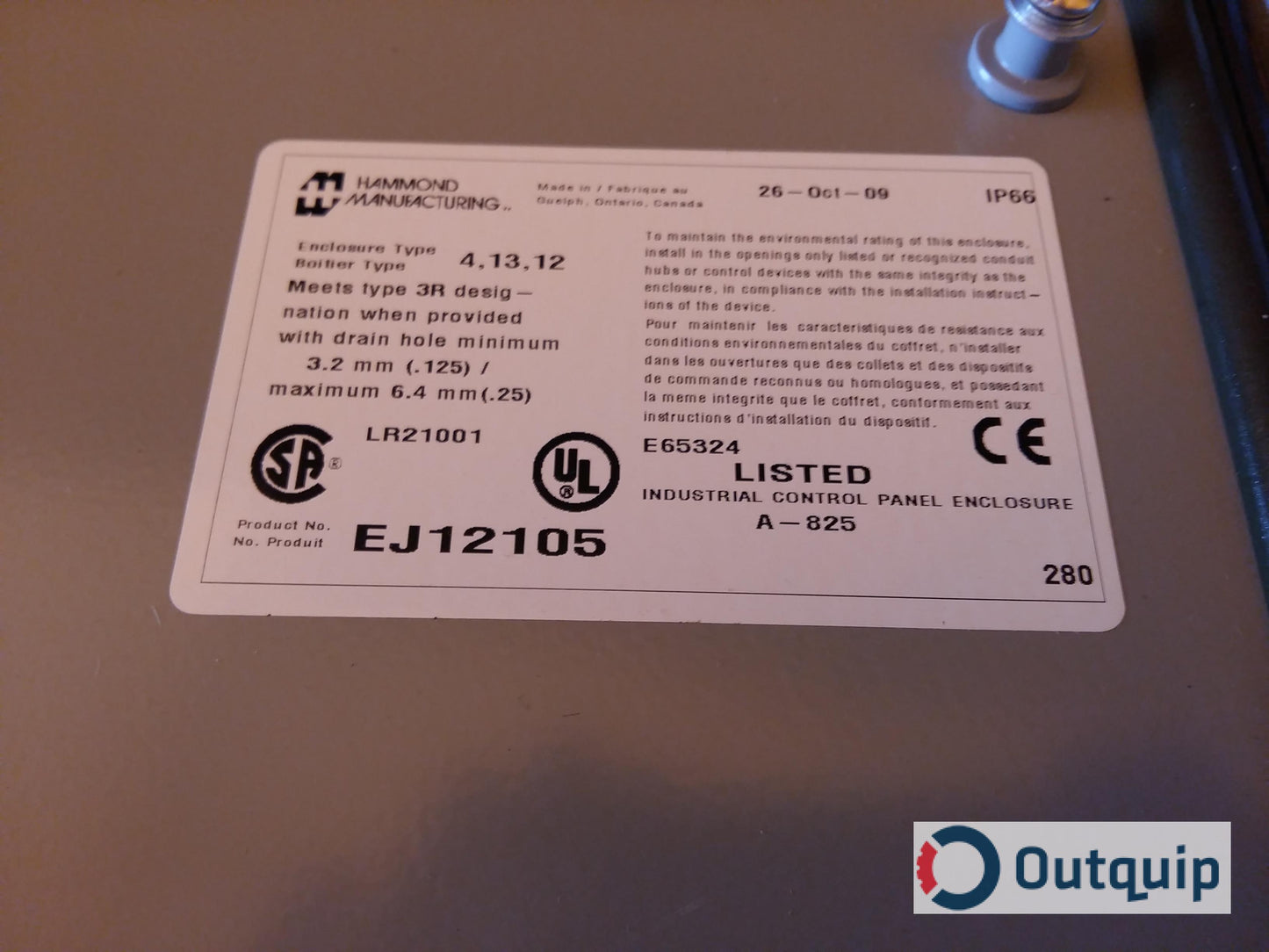 P34/P35 Arc Flash JB