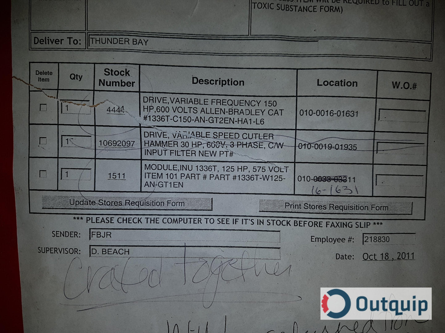 Allen-Bradley
CAT: 1336T-W125-AN-GT0 SER B
700V 300A