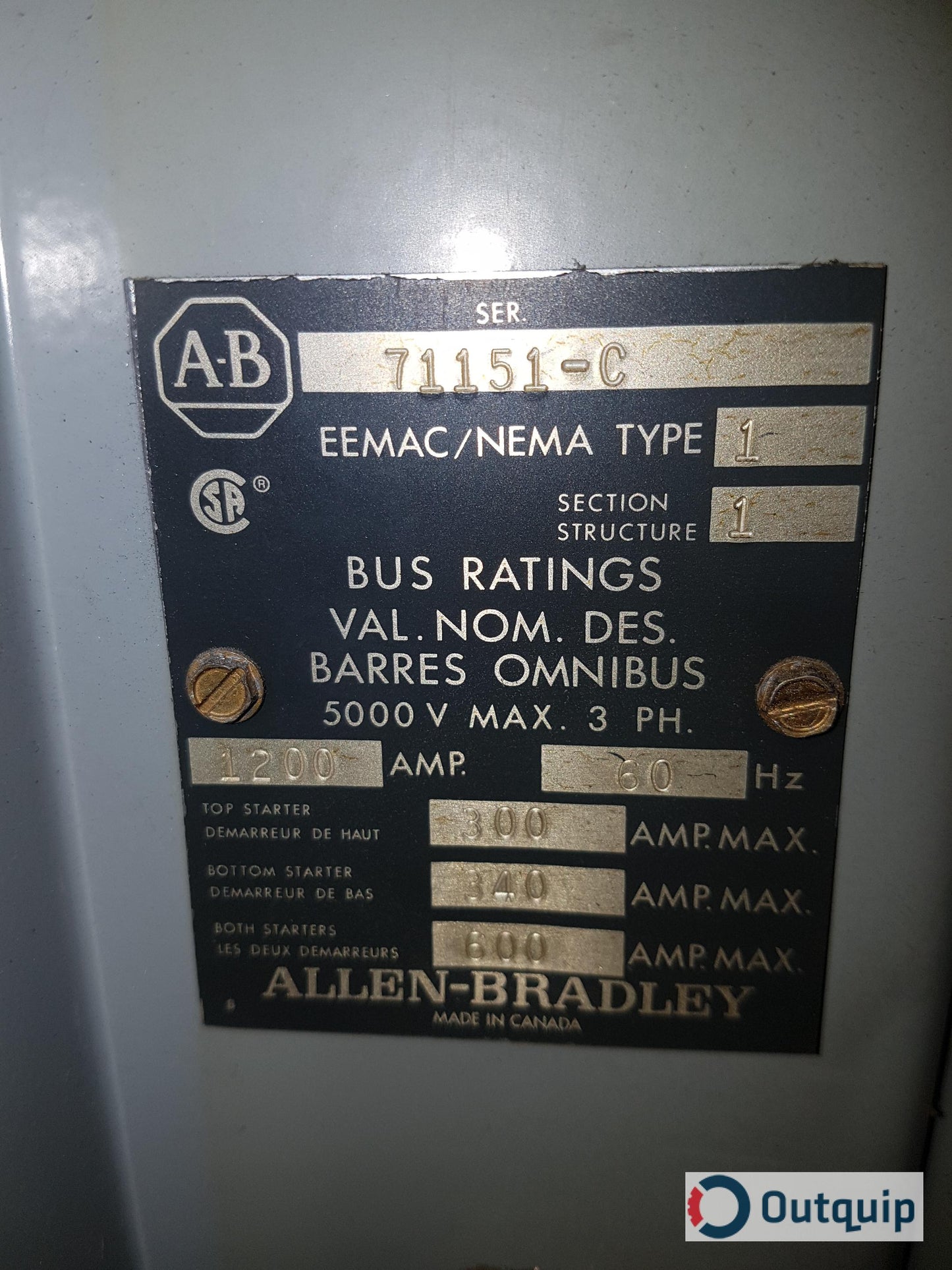 Allen-Bradley
Centerline-HVC
High Voltage Control Centre