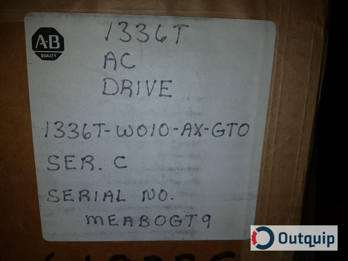 Allen-Bradley 1336T AC DRIVE, 10 HP, 775VDC