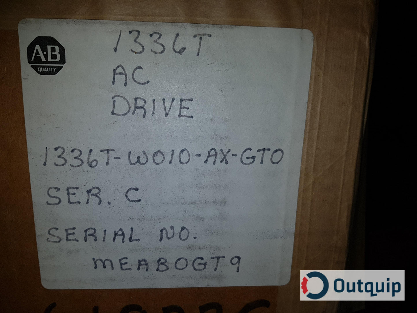 Allen-Bradley 1336T AC DRIVE, 10 HP, 775VDC