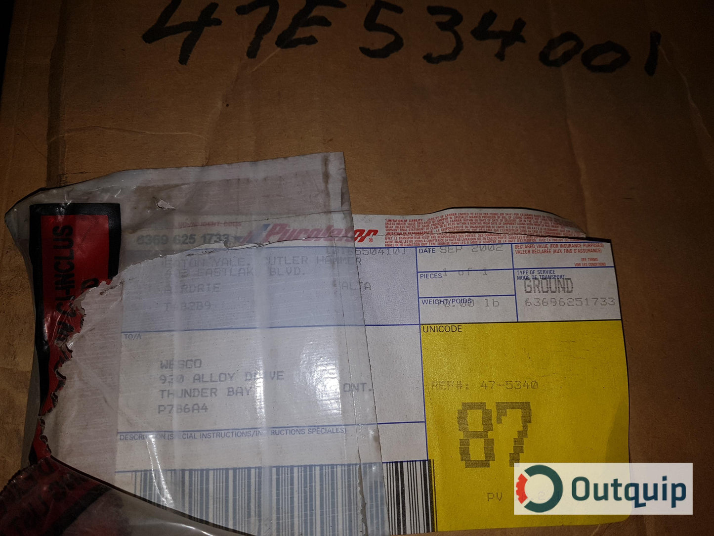 SWITCH,DISCONNECT 200 AMP C/W FORM II CLASS C FUSE CLIPS, DOOR & HARDWARE FOR CUTLER-HAMMER