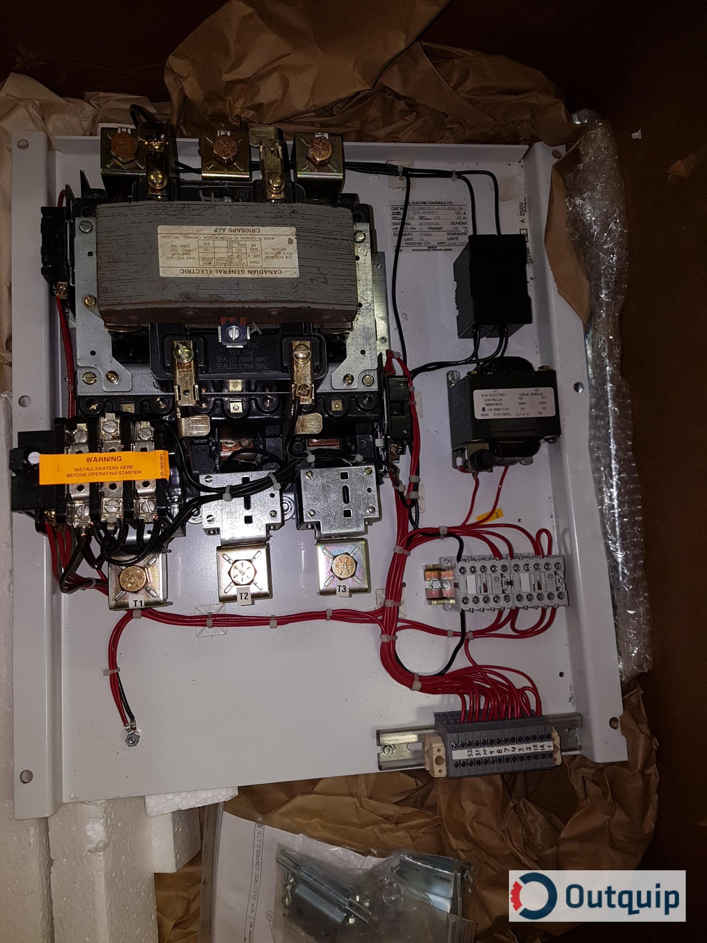 STARTER, CGE FVNR COMBINATION SIZE 5 FUSIBLE TYPE HRC II FUSING CONTACTOR
