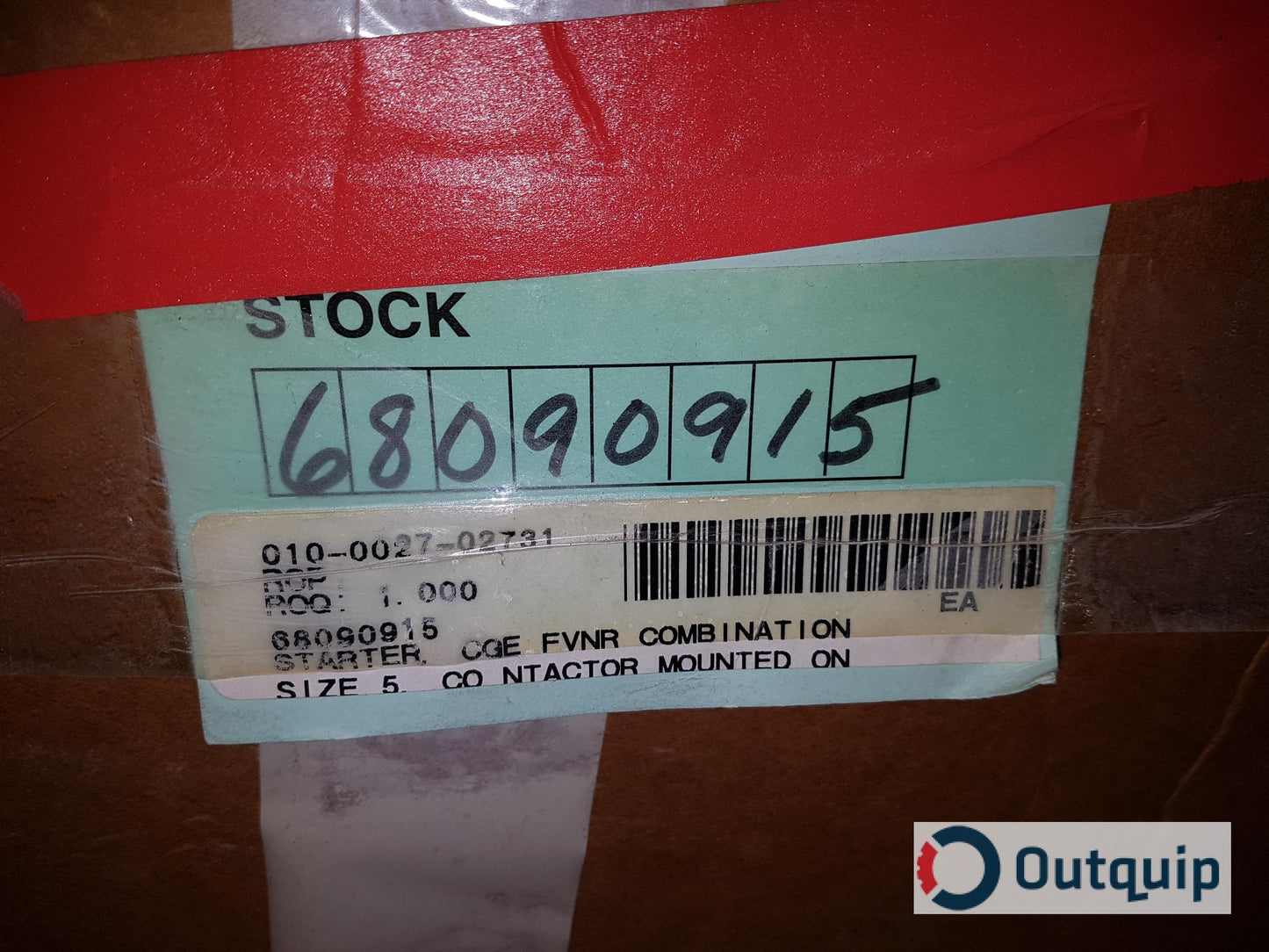 STARTER, CGE FVNR COMBINATION SIZE 5 FUSIBLE TYPE HRC II FUSING CONTACTOR