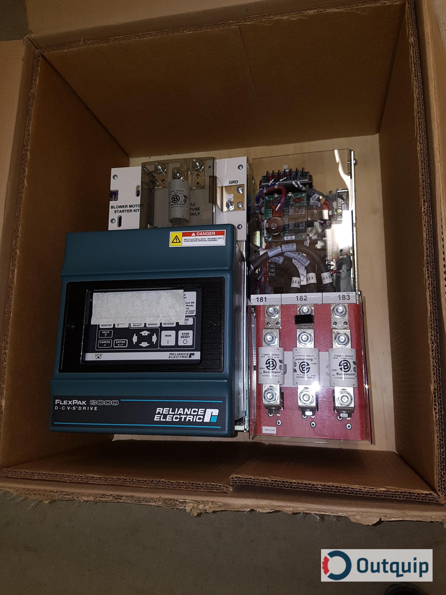 Reliance Electric FlexPak 3000 DC Drive #75FR4042