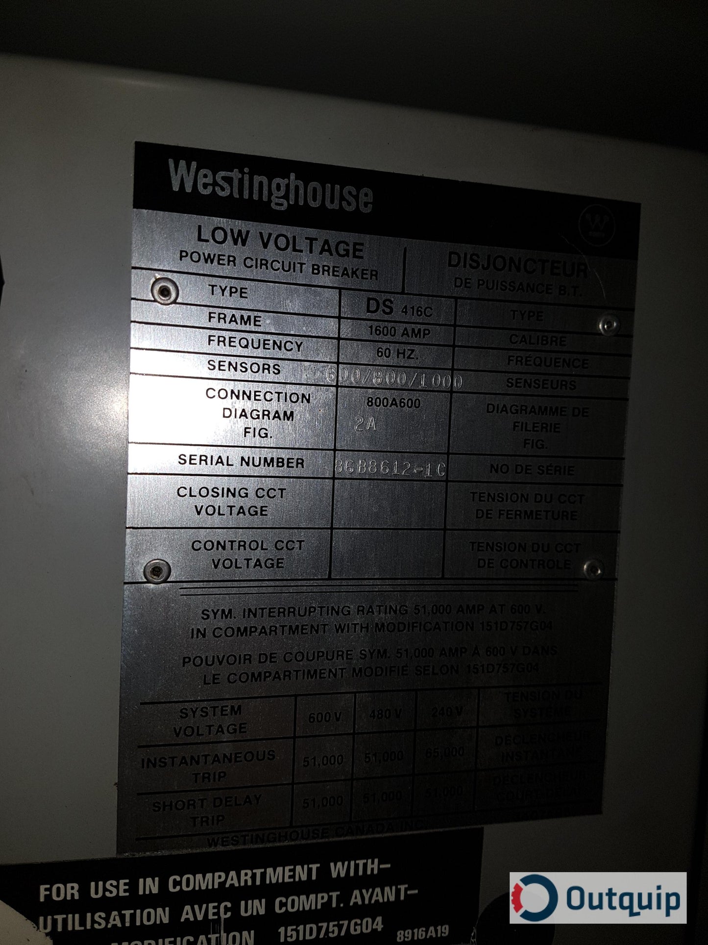 Westinghouse Switchgear