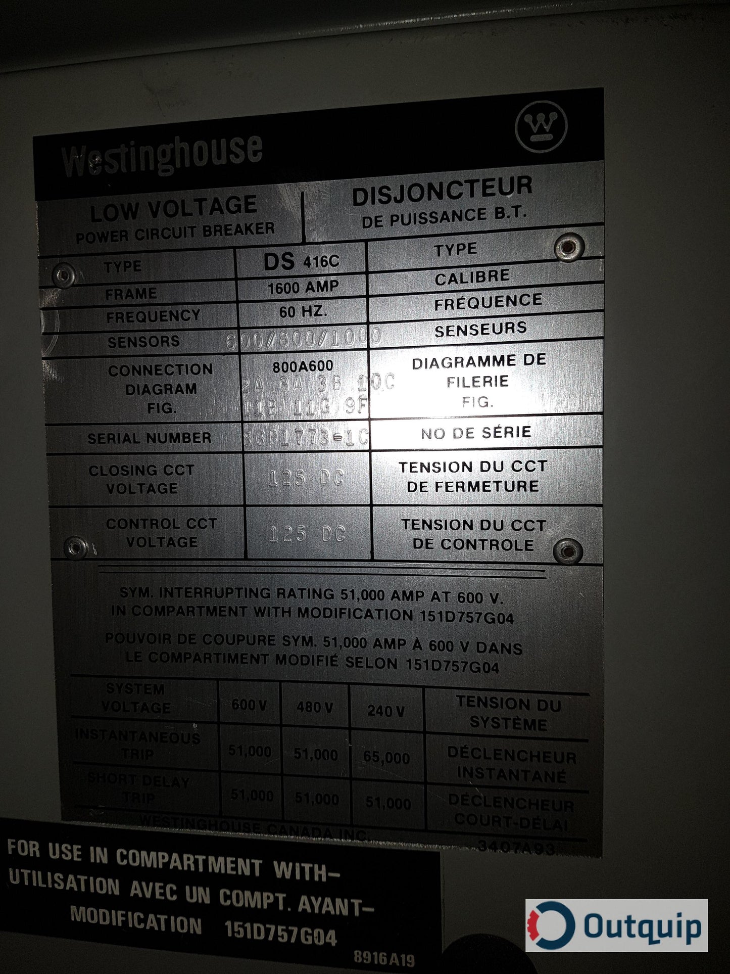 Westinghouse Switchgear