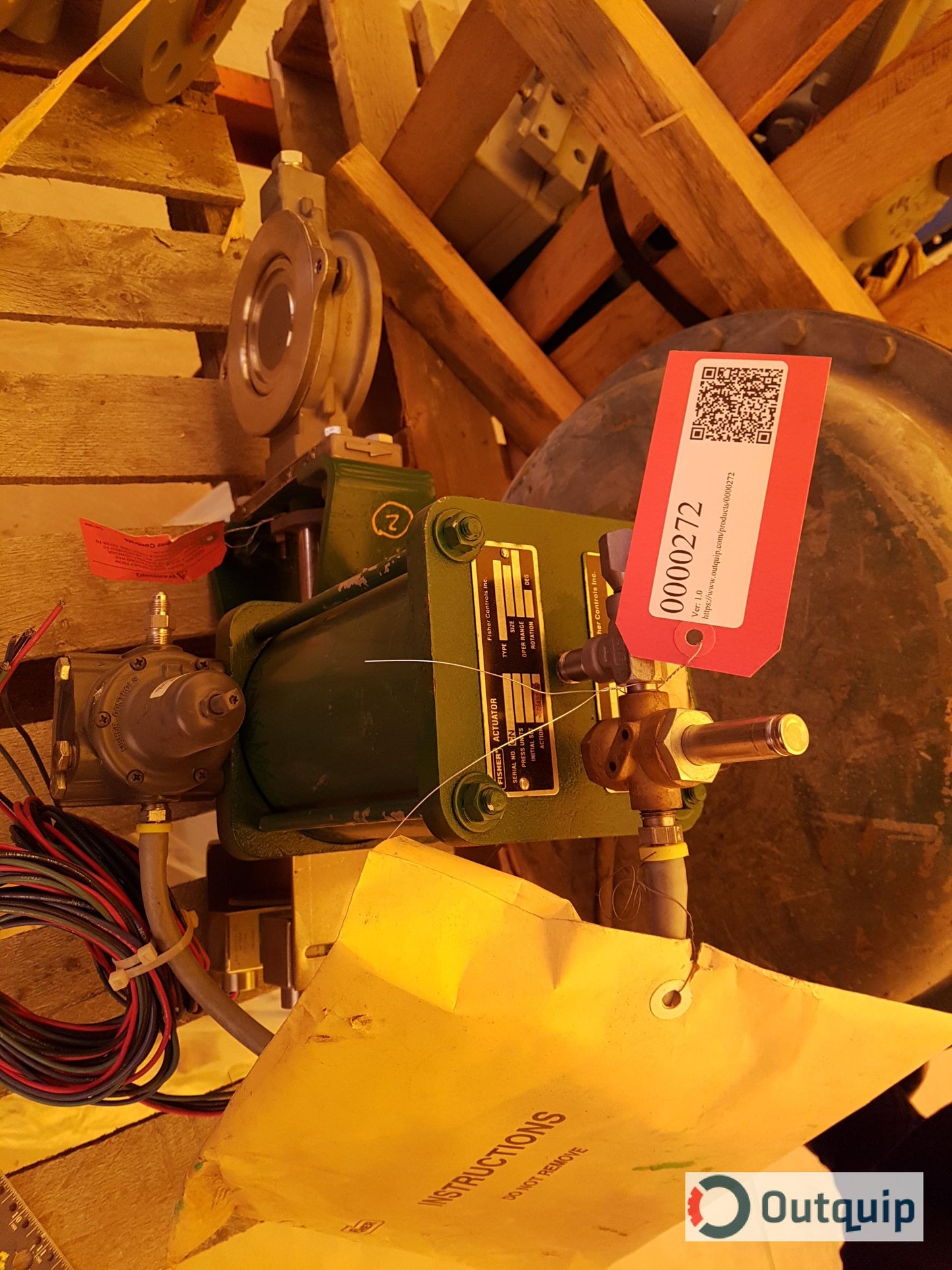 Fisher Actuator:
Type: 1066SR
Size: 20
Fisher Body:
Type: 8550
Size: 4"
Rating: CL150