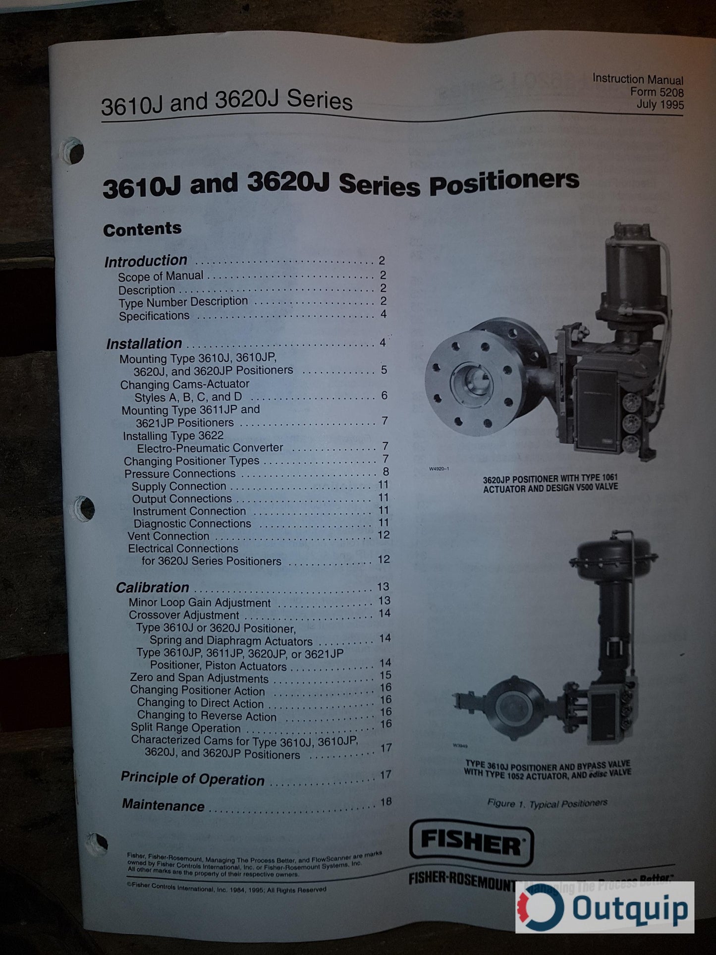 Fisher Actuator:
Type: 667
Size: 50
Travel: 3/4
Fisher Body:
Type: HPS
Size: 2
Rating: CL1500