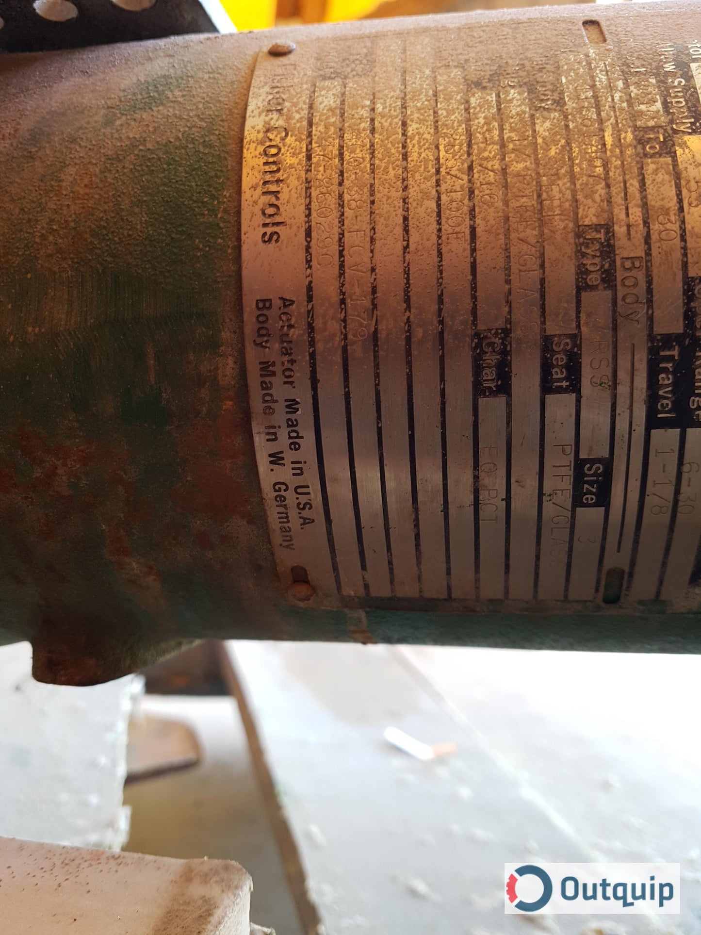 VALVE,FISHER 3" MODEL #RSS-667 -3582G-67AFR DIN FACE TO FACE 12.02" (REPAIRABLE)