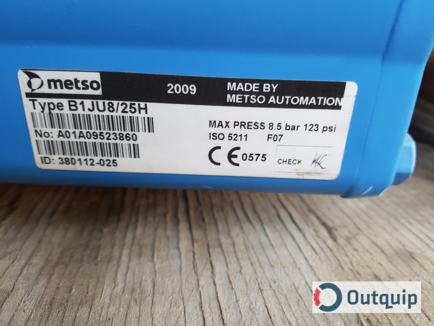 VALVE,BALL 1-1/2" KAMYR ANSI CLASS 300 FLANGES 316SS SPRING TO CLOSE AIR TO OPEN MODEL