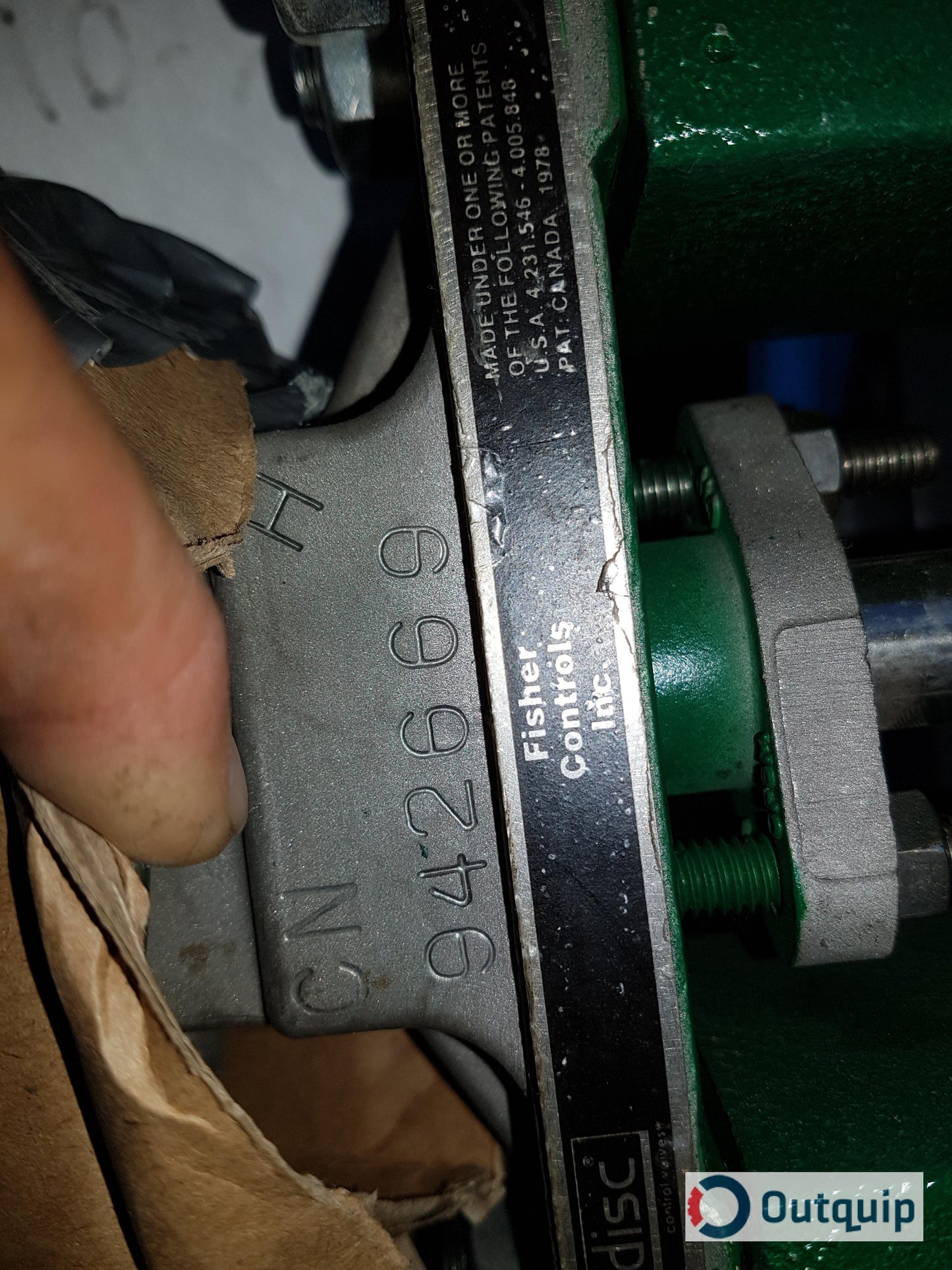 VALVE, BUTTERFLY 4" SST TYPE #8580 / 2052 SIZE 2 / /3610J