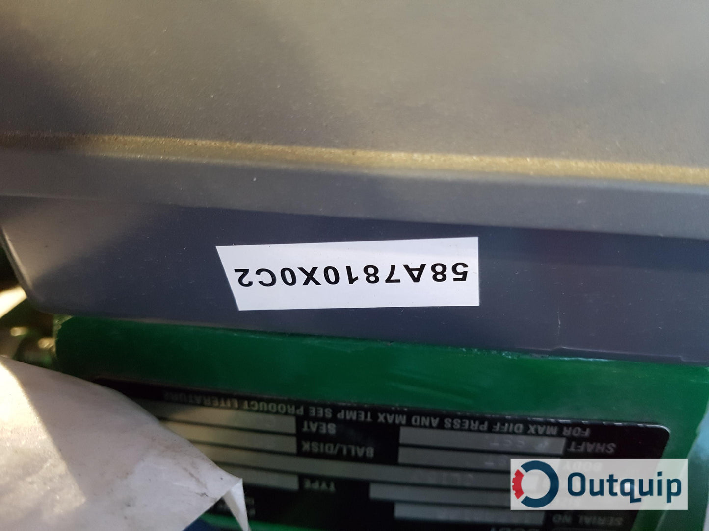 VALVE, BUTTERFLY FISHER 10" SS BODY #8560/1061-40/3610JP *FOR SCREEN ROOM SAVEALL AND