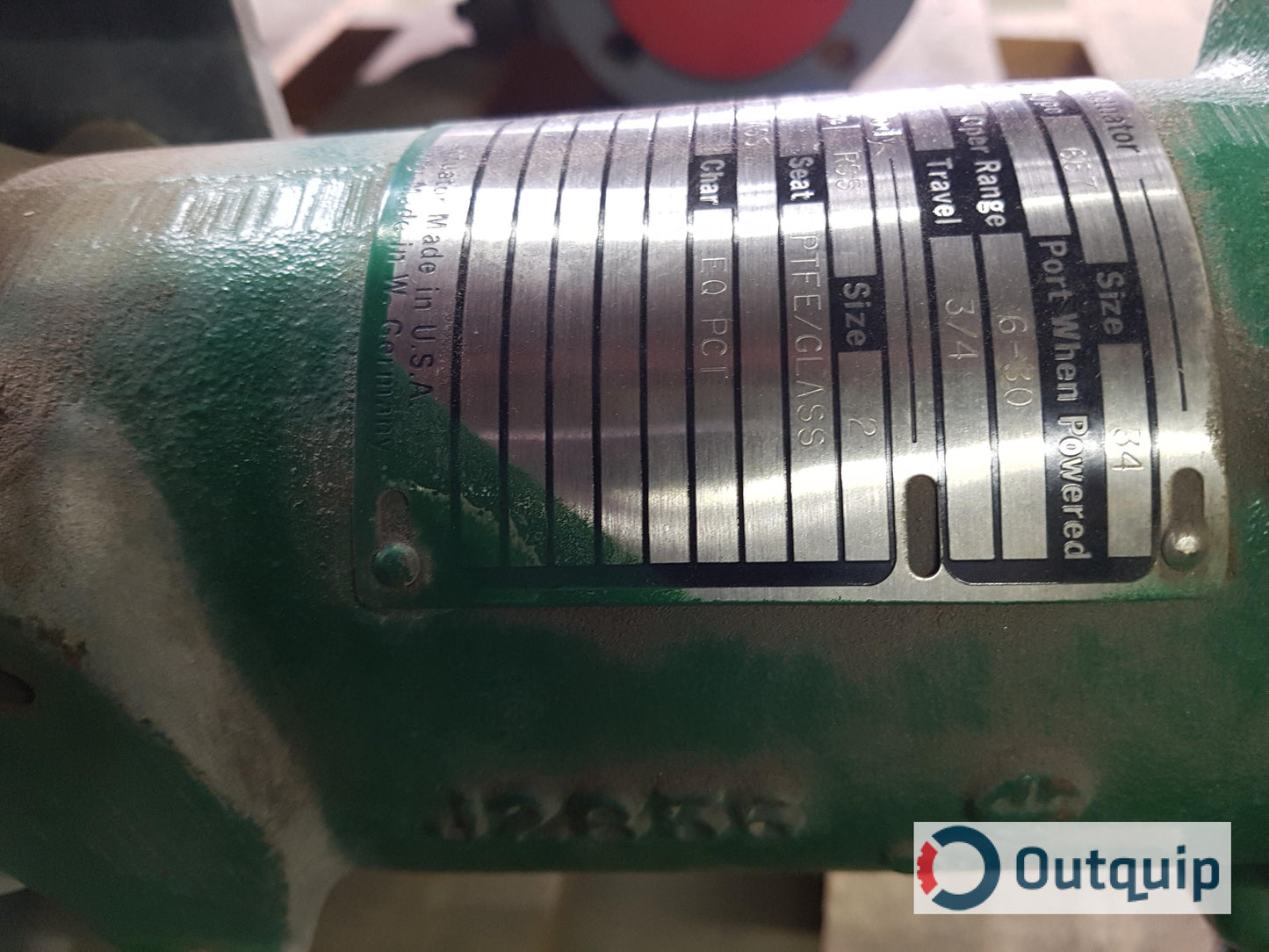 VALVE,FISHER 2" MODEL #RSS-667 -3582G-67AFR (REPAIRABLE - R. WESTOVER) *FOR CLO2