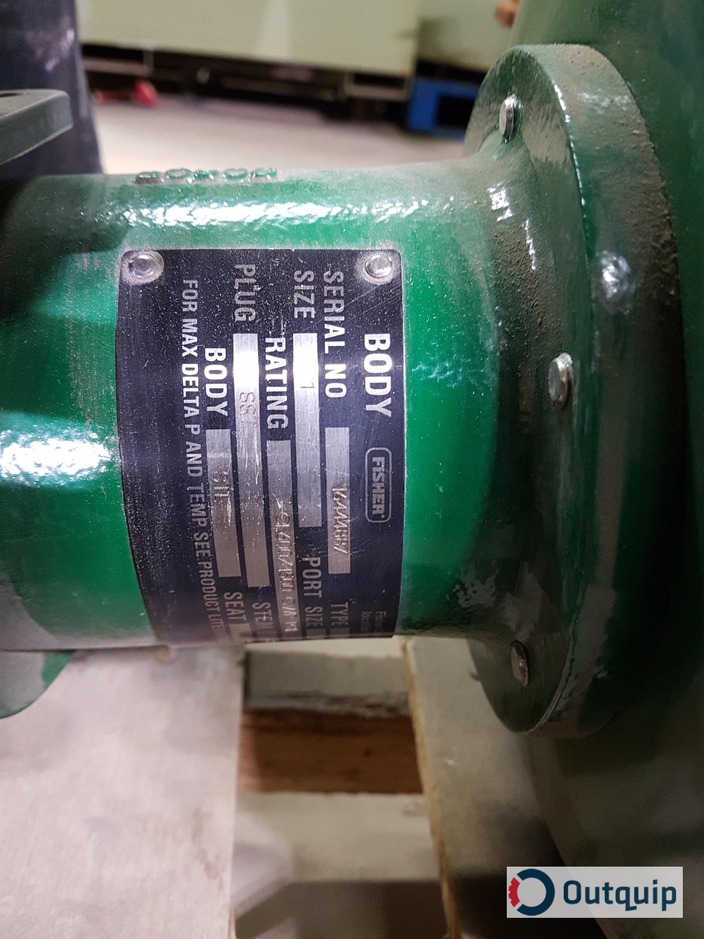 Fisher Actuator:
Type 657
Size: 34
Travel: 3/4
Bench Set: 3-11
Fisher Body:
Size: 1"
Type: ED
Rating: CL600/1500 CWP PSI
