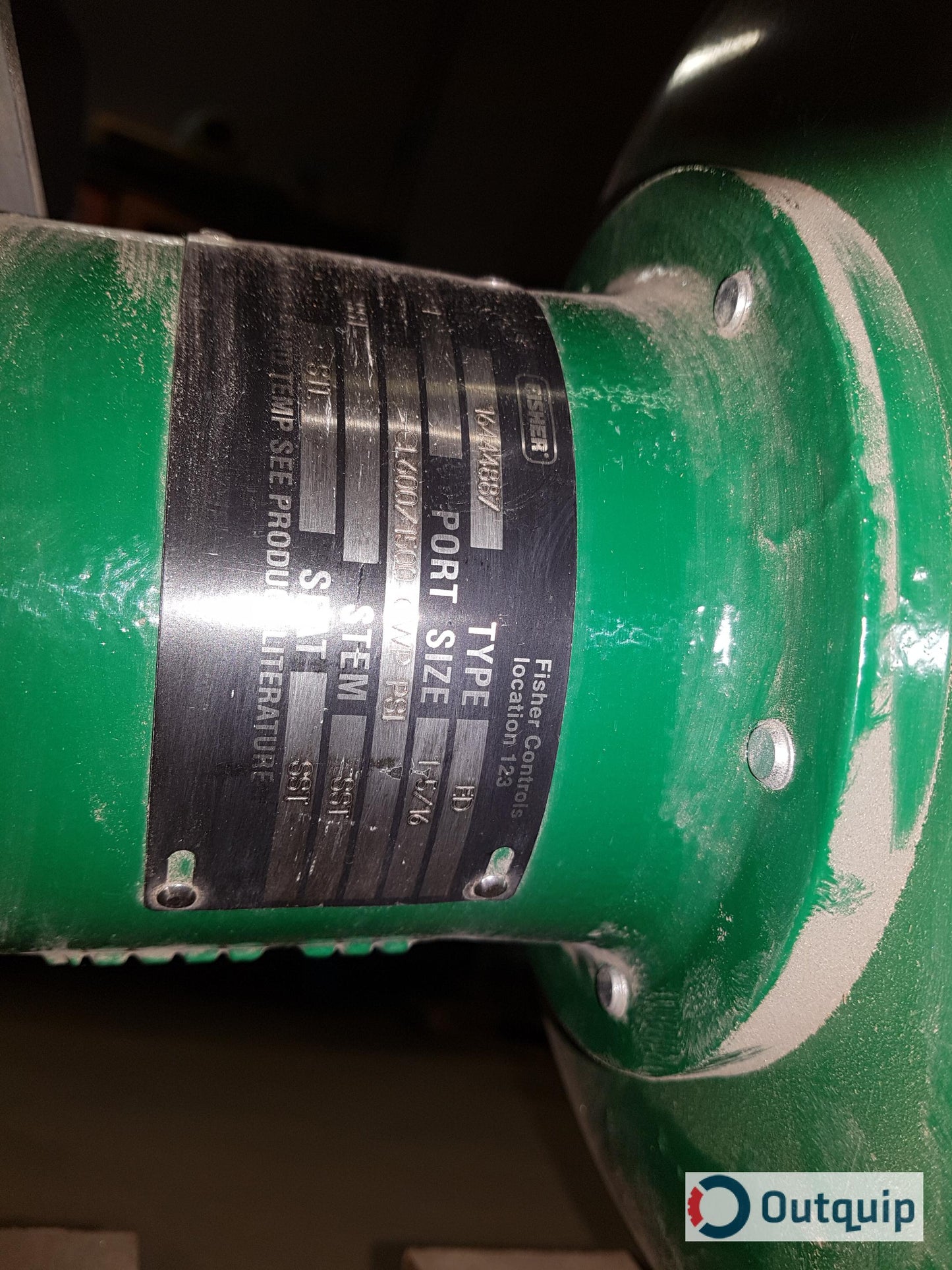 Fisher Actuator:
Type 657
Size: 34
Travel: 3/4
Bench Set: 3-11
Fisher Body:
Size: 1"
Type: ED
Rating: CL600/1500 CWP PSI