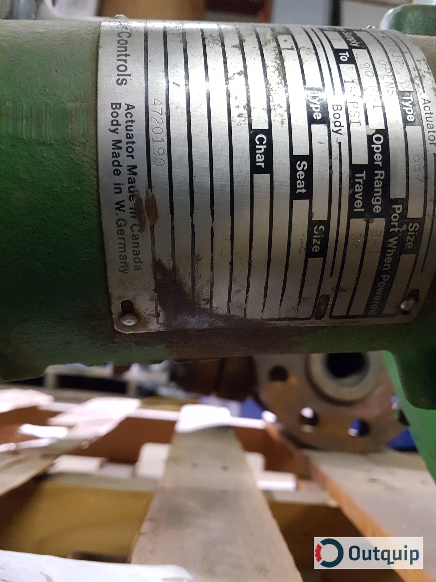 VALVE,FISHER 667 RSS 1-1/2" FACE TO FACE DIN 7.88" TRIM 1-1/2" SPARE (REPAIRABLE)