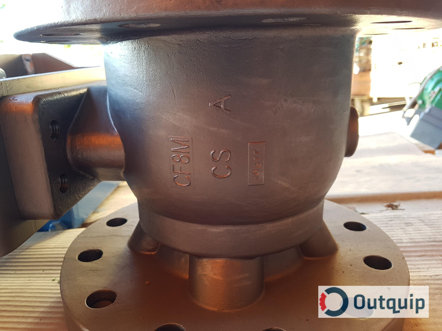 VALVE, 6" METSO MODEL 730S313700WT, ONE PIECE BODY RATED TO 500 DEG F C/W 300#