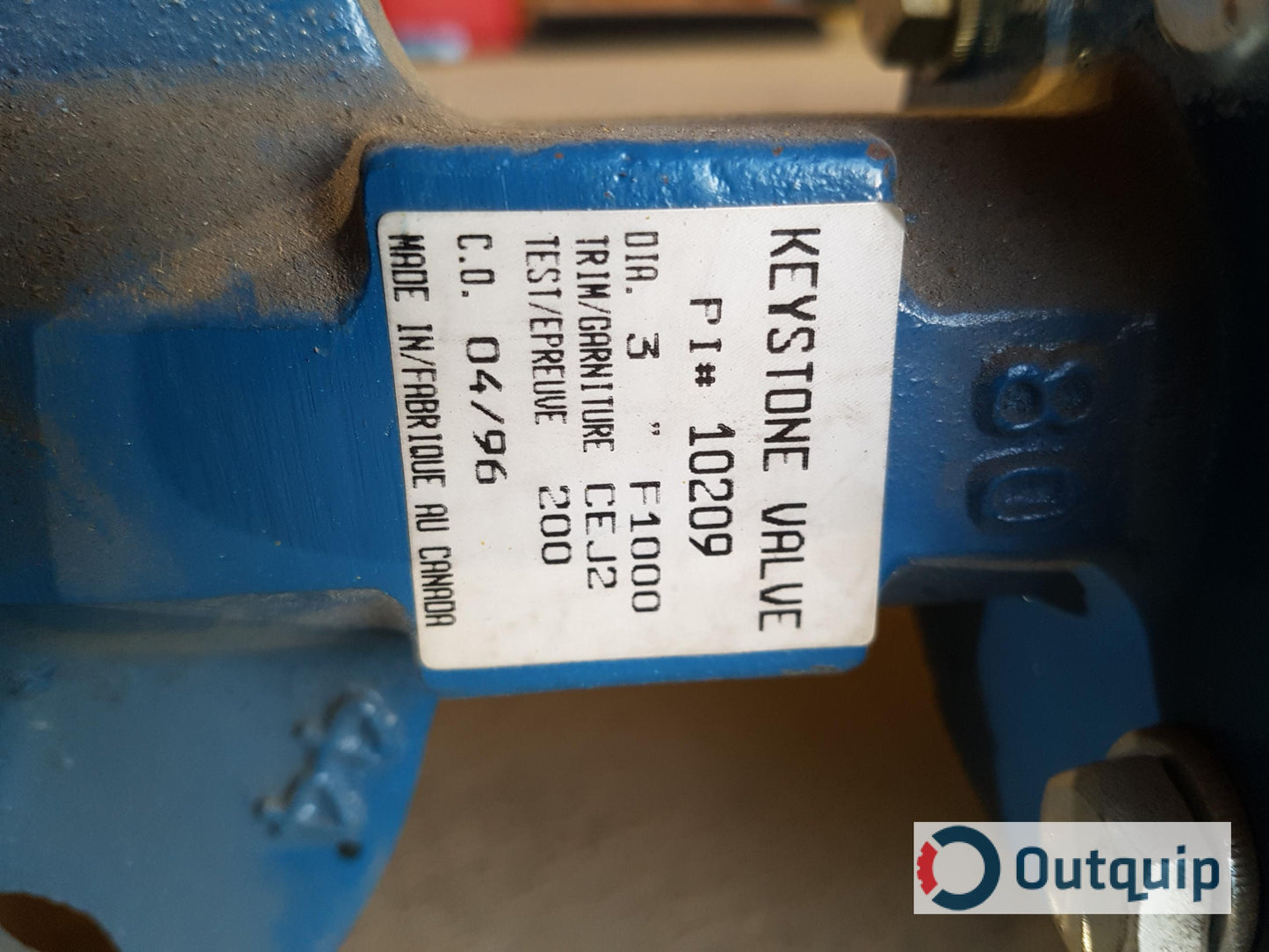 VALVE,BUTTERFLY 3" #F-1000 1.75" FACE TO FACE WAFER END CONNECTION 150# PRESSURE