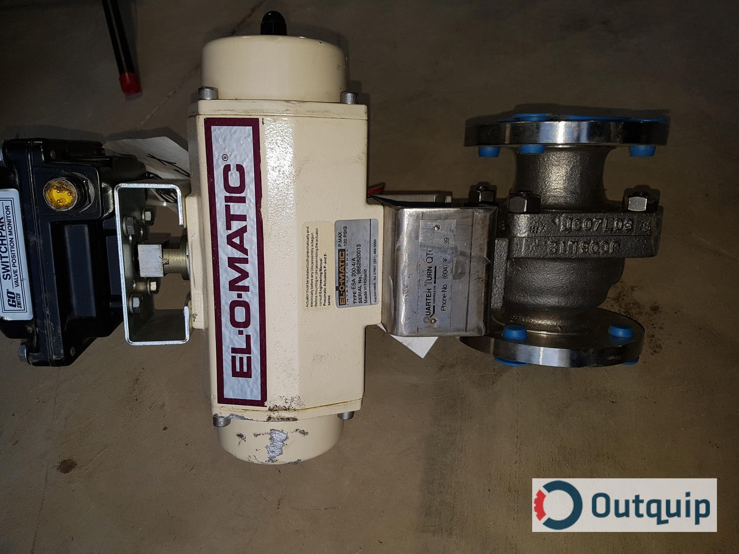 VALVE, VELAN 2" SB150 ELOMATIC 1035-GO-ASCO-67AFR *FOR TRS ODOUR REDUCTION
