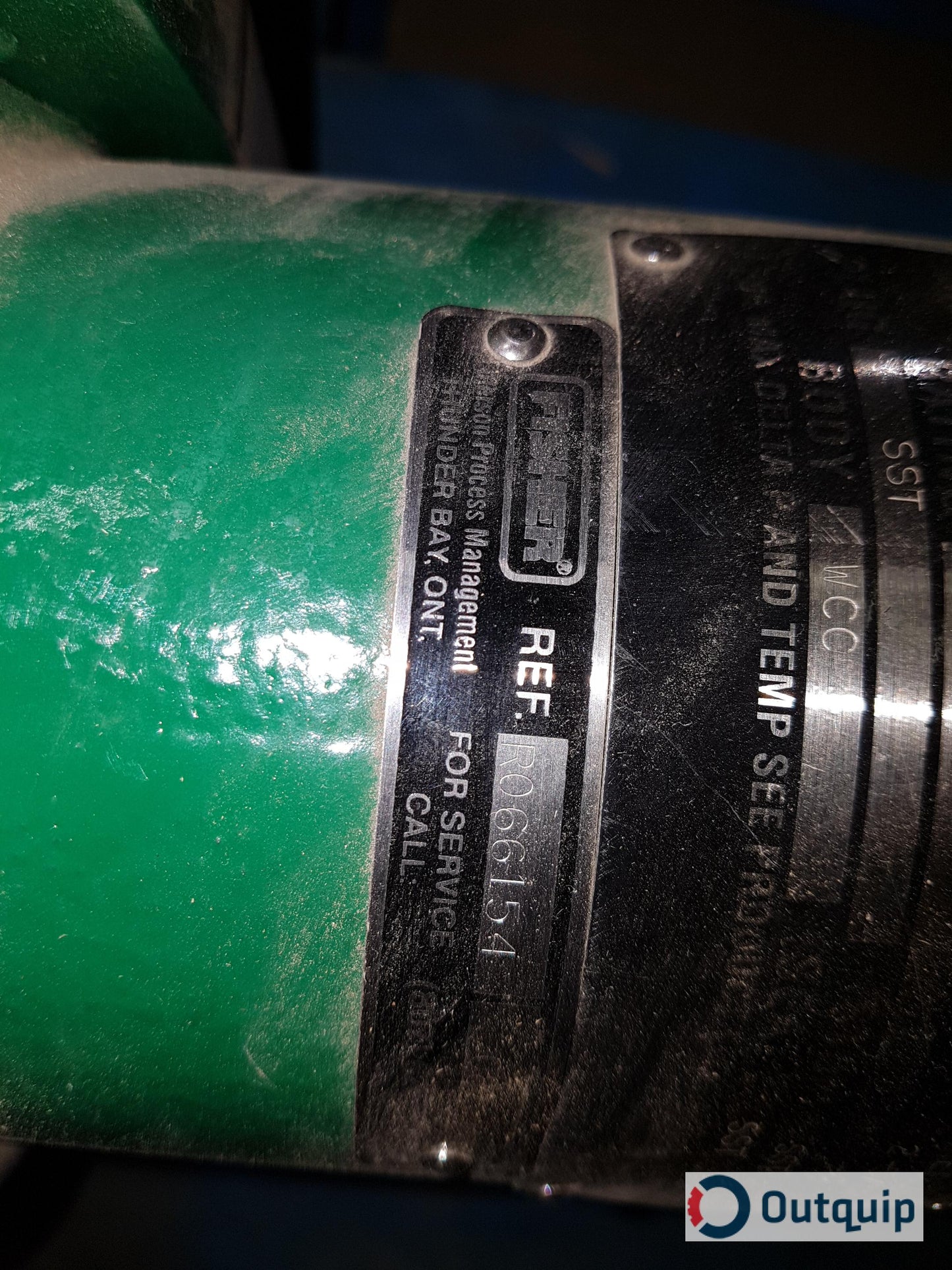 VALVE,DIAPHRAGM OPERATED CONTROL 2" FISHER #667-40 MO-ED C/W SIDE MOUNTED HAND