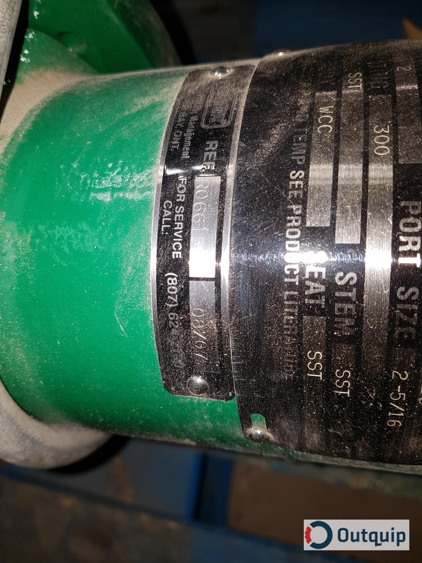 VALVE,DIAPHRAGM OPERATED CONTROL 2" FISHER #667-40 MO-ED C/W SIDE MOUNTED HAND