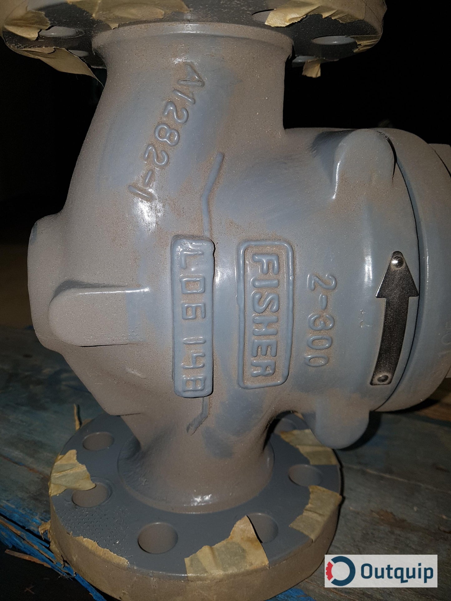 VALVE,DIAPHRAGM OPERATED CONTROL 2" FISHER #667-40 MO-ED C/W SIDE MOUNTED HAND
