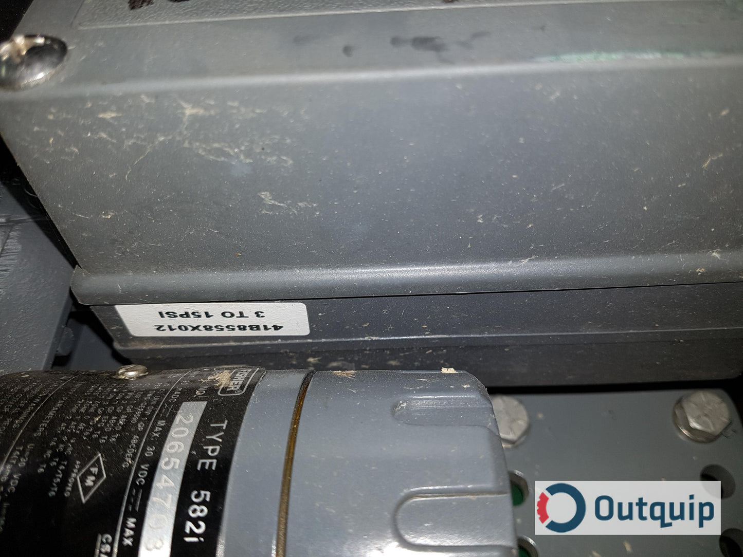 VALVE, CONTROL 1" FISHER TYPE EZ-6678-546 MICRO FORM FLANGED BODY 3/8 M FORM TRIM REVERSE