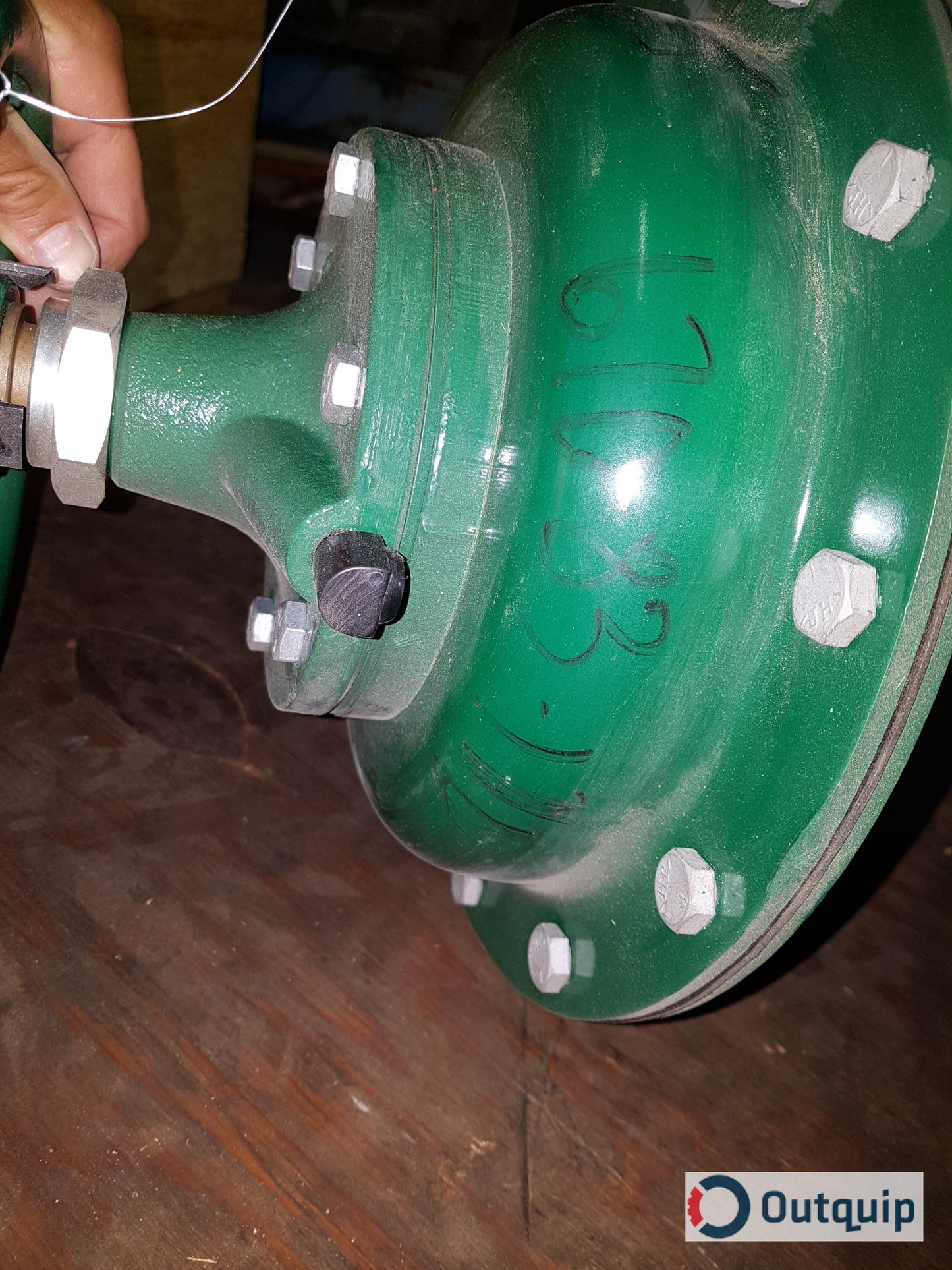 VALVE, CONTROL 1" FISHER TYPE EZ-6678-546 MICRO FORM FLANGED BODY 3/8 M FORM TRIM REVERSE