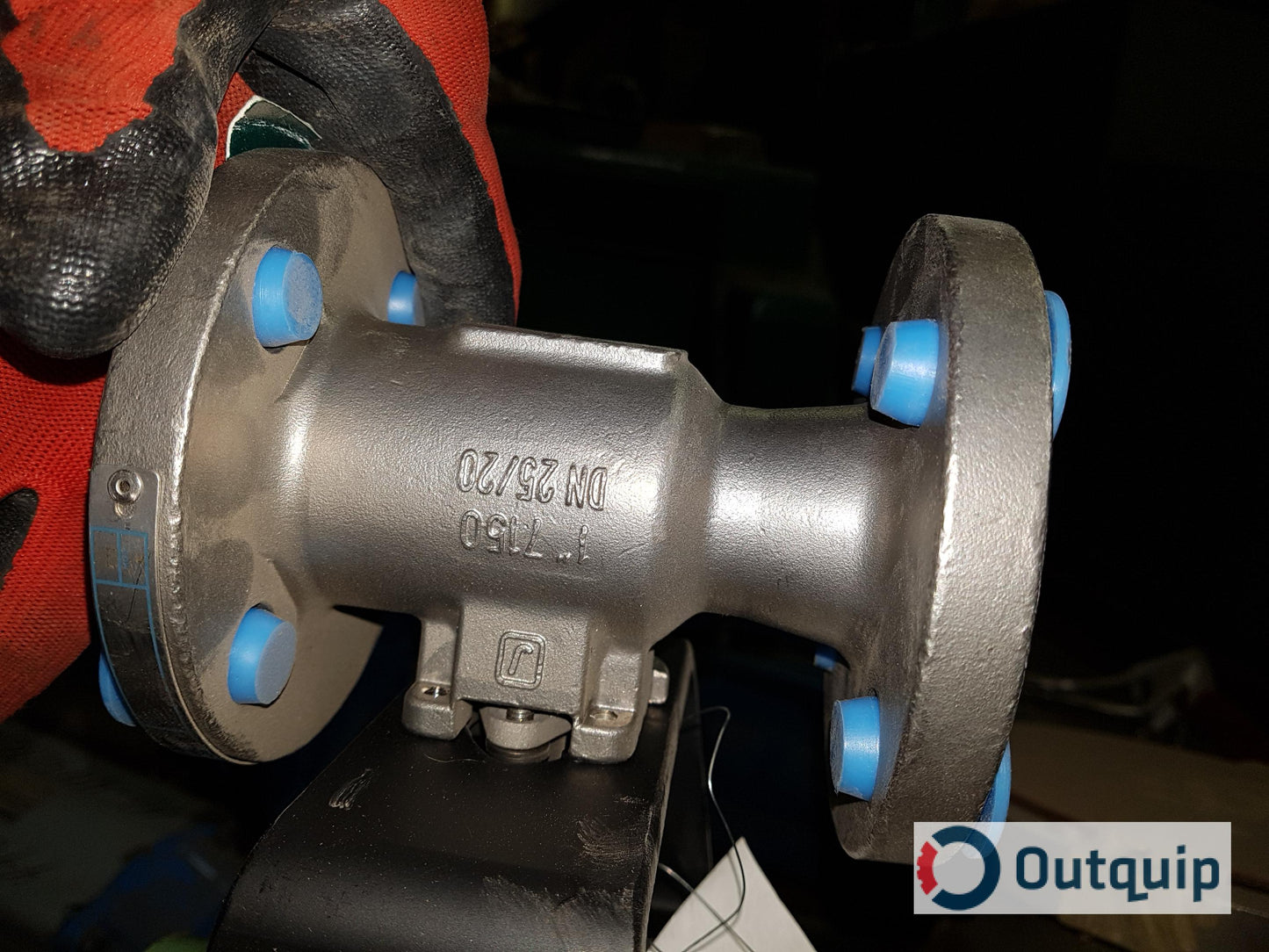 VALVE, BALL 1" METSO JAMESBURY 7150-11-3500TT 5" FACE TO FACE 316SS BODY & TRIM TEFLON SEAT