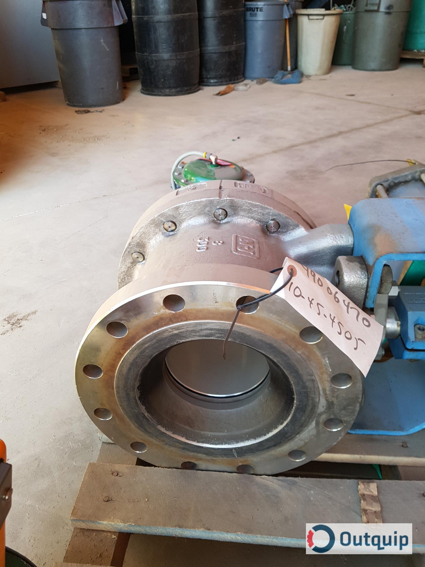 VALVE, BALL 8" DIA JAMESBURY ANSI 300 SHORT PATTERN 11-1/2" FACE TO FACE REDUCED PORT