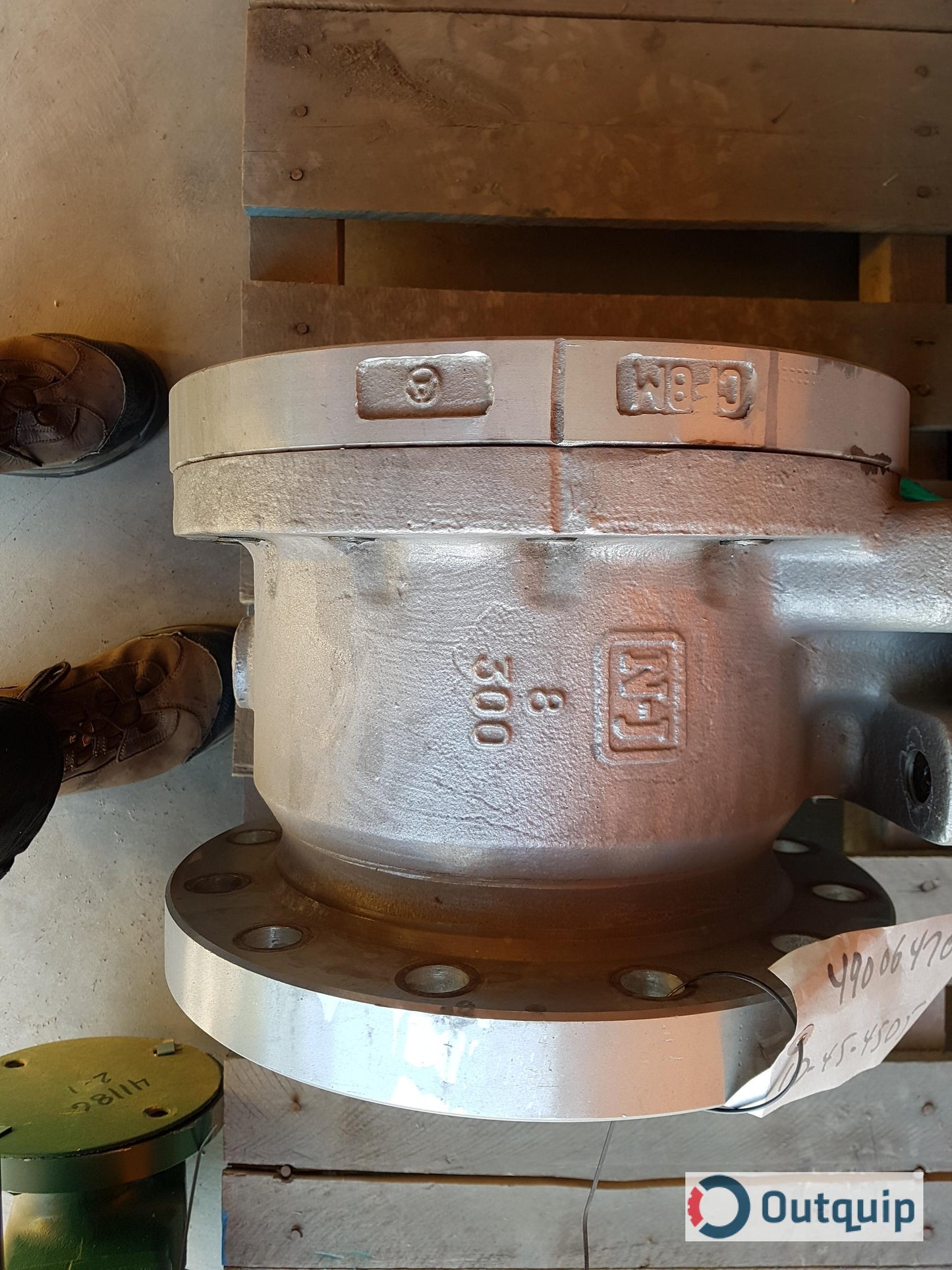VALVE, BALL 8" DIA JAMESBURY ANSI 300 SHORT PATTERN 11-1/2" FACE TO FACE REDUCED PORT
