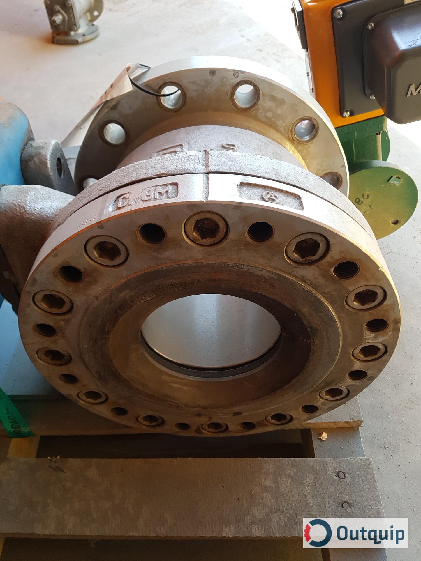 VALVE, BALL 8" DIA JAMESBURY ANSI 300 SHORT PATTERN 11-1/2" FACE TO FACE REDUCED PORT
