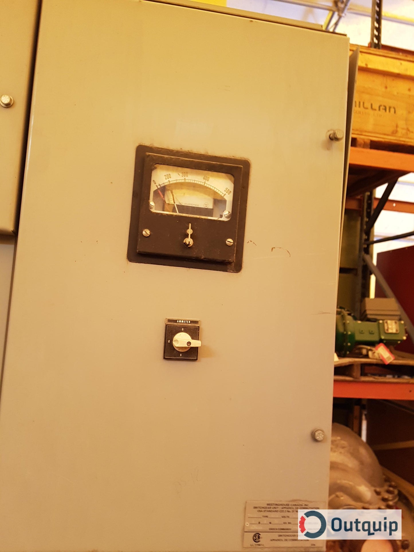 Westinghouse Switchgear Unit