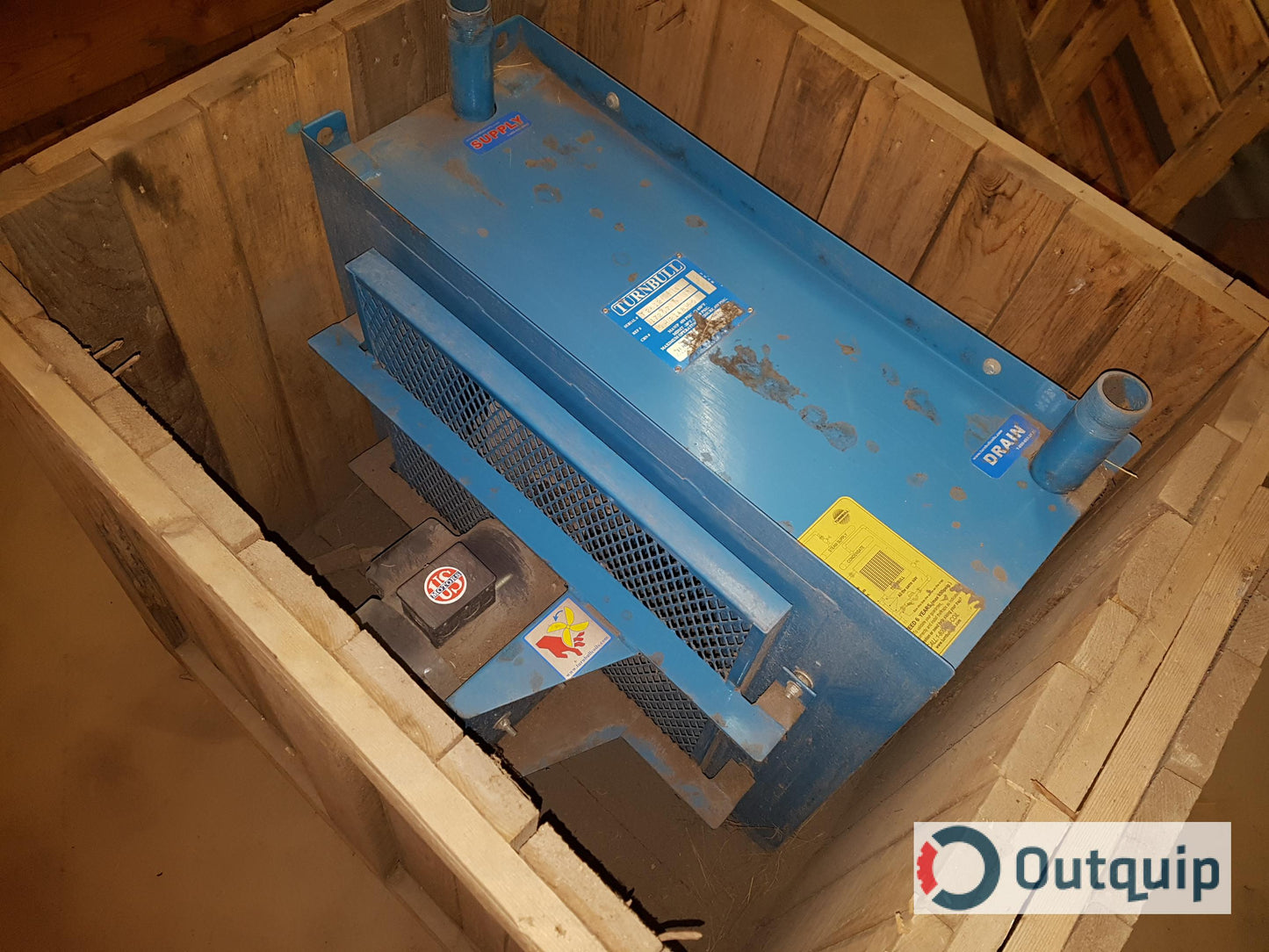 Turnbull - Steam Heating Coil with fan and motor