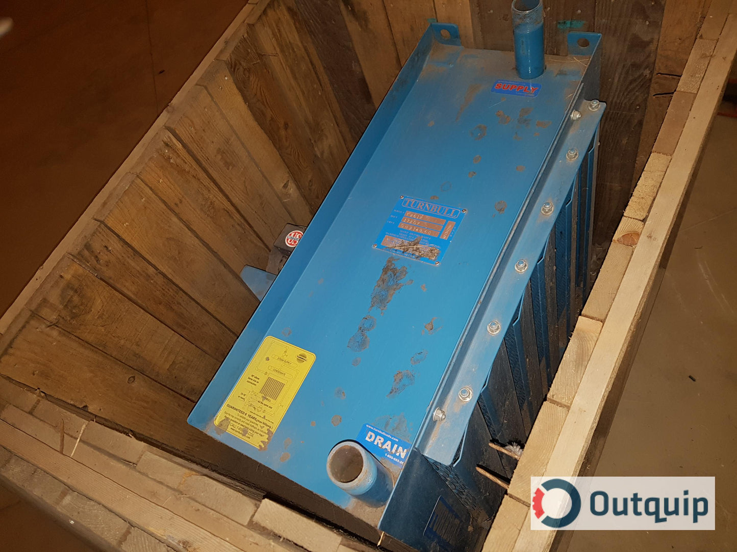 Turnbull - Steam Heating Coil with fan and motor