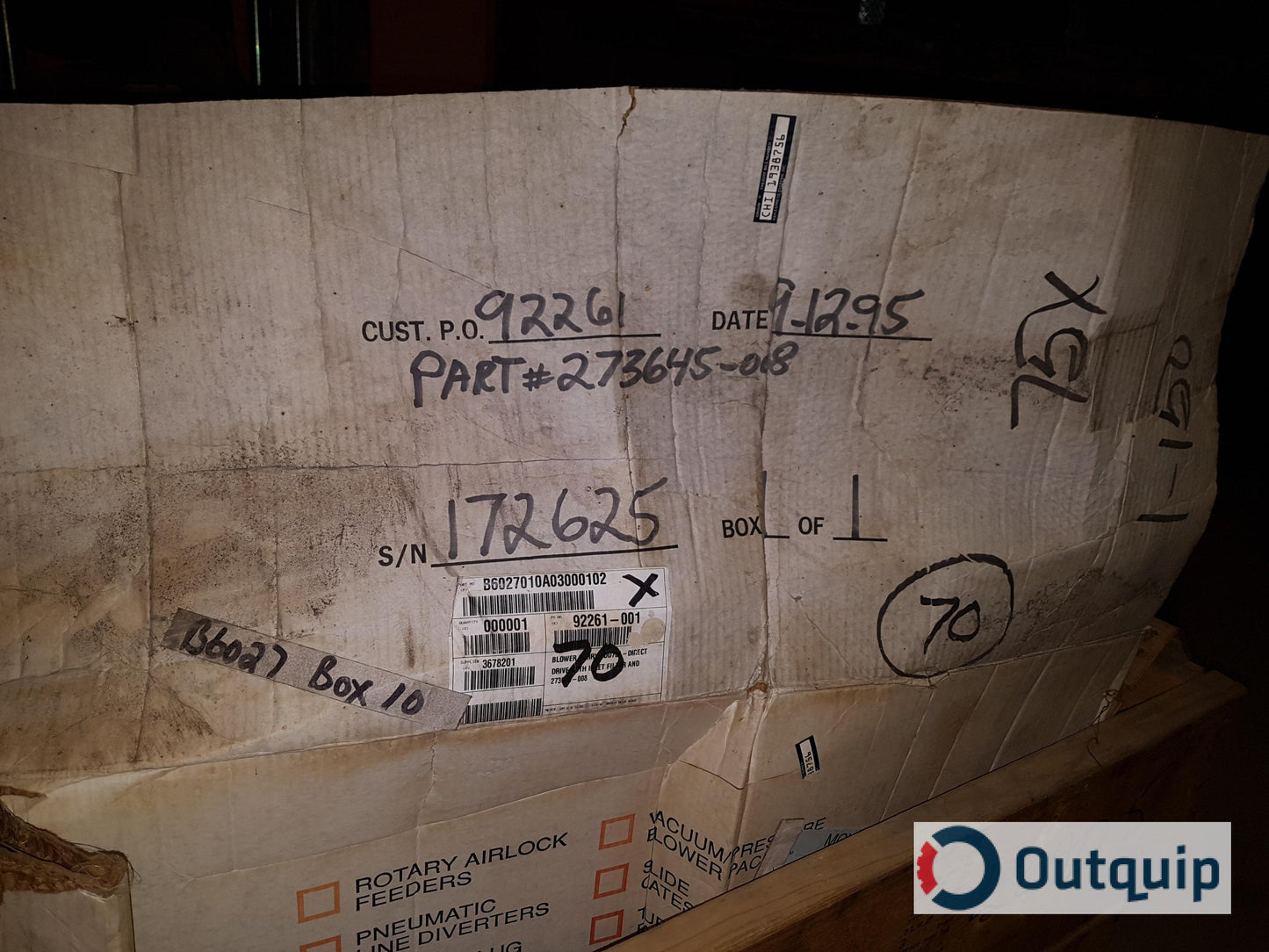 Beloit - Exhaust fan with motor