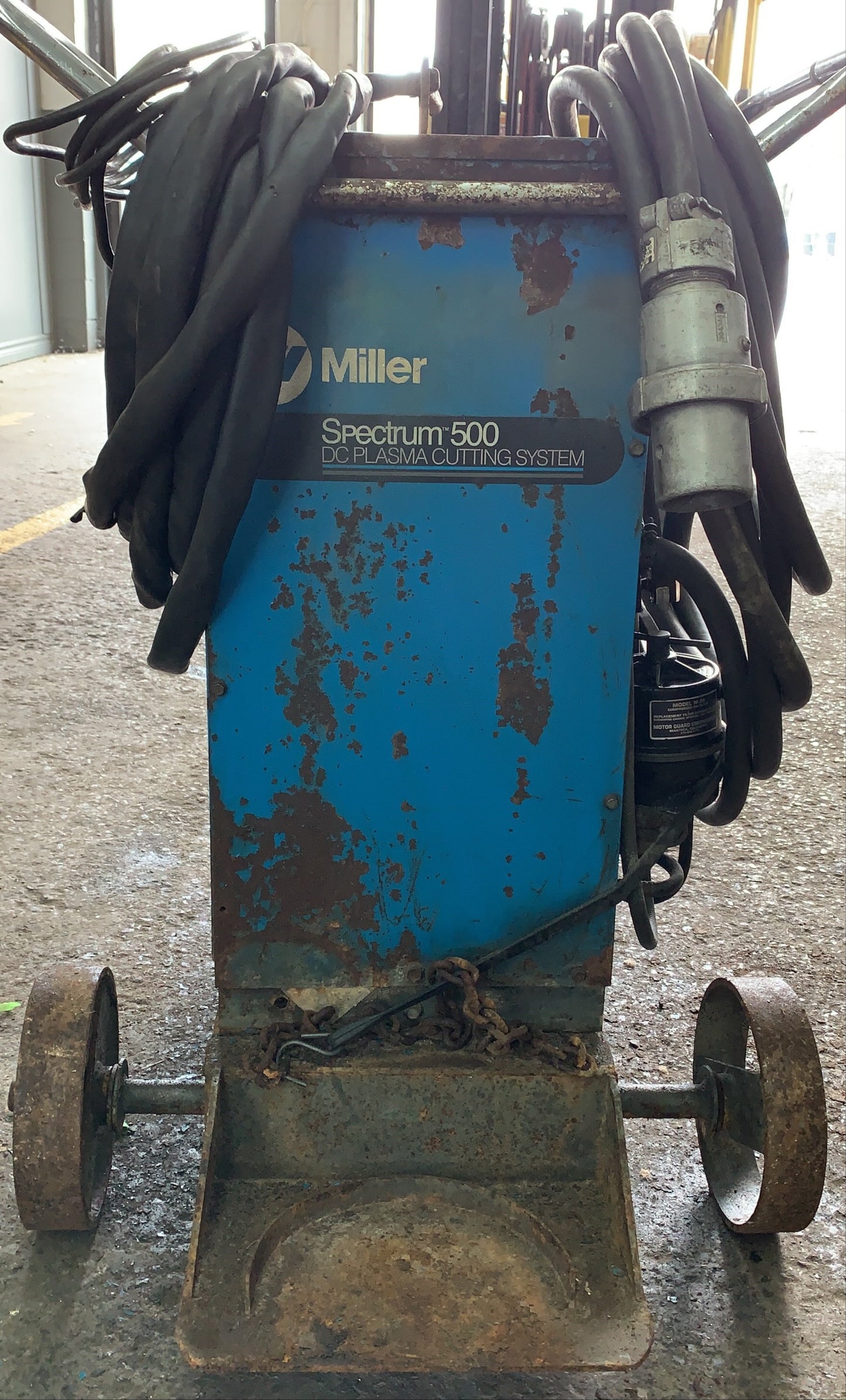 Miller spectrum 500 Dc plasma cutting system