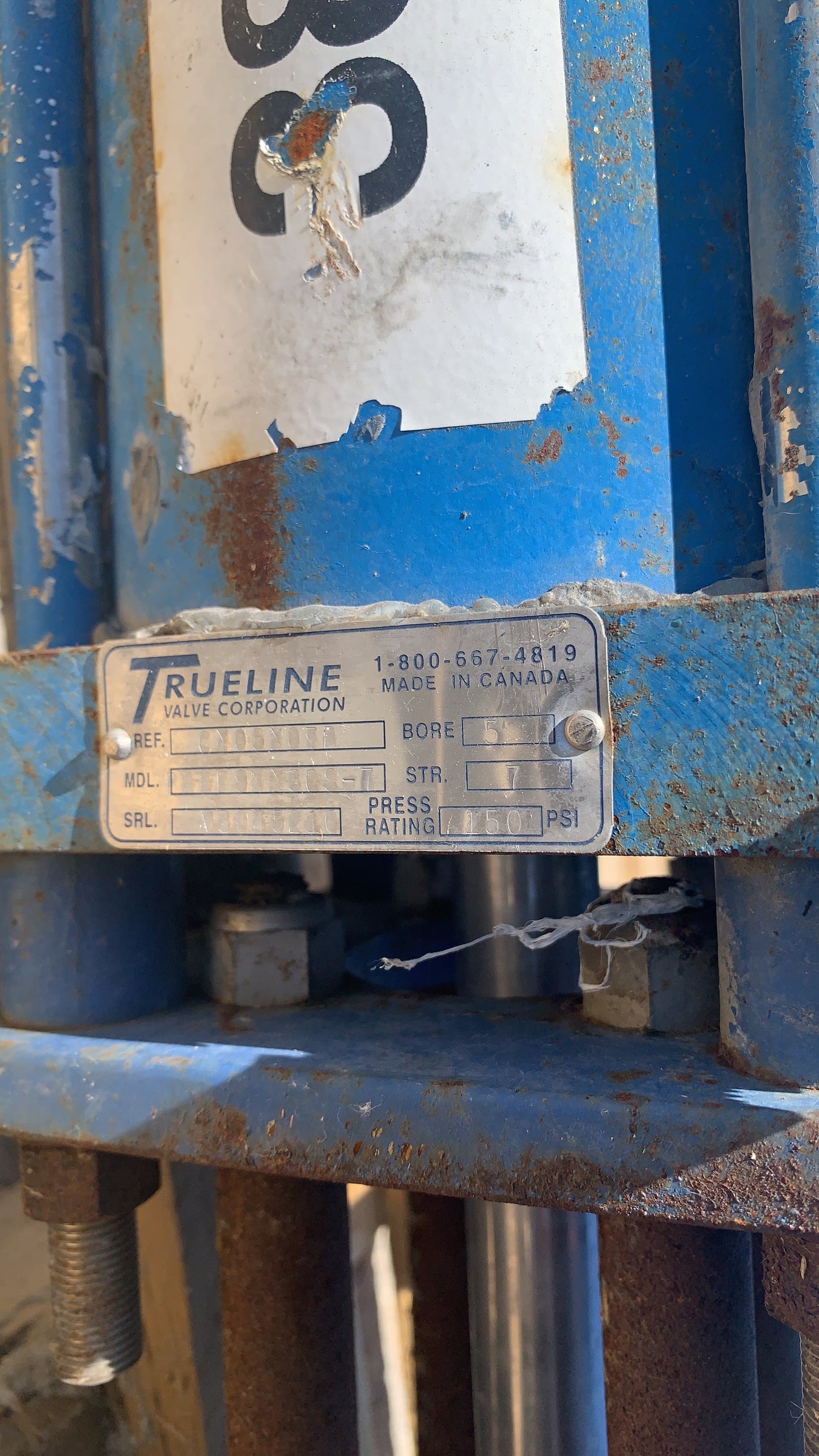 6" Trueline valve 38-381