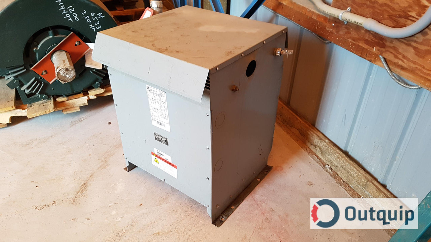 TRANSFORMER 45KVA DISTRIBUTION 600/3/60-208/120 VOLT C/W TAPS HAMMOND #NMK045PBC
