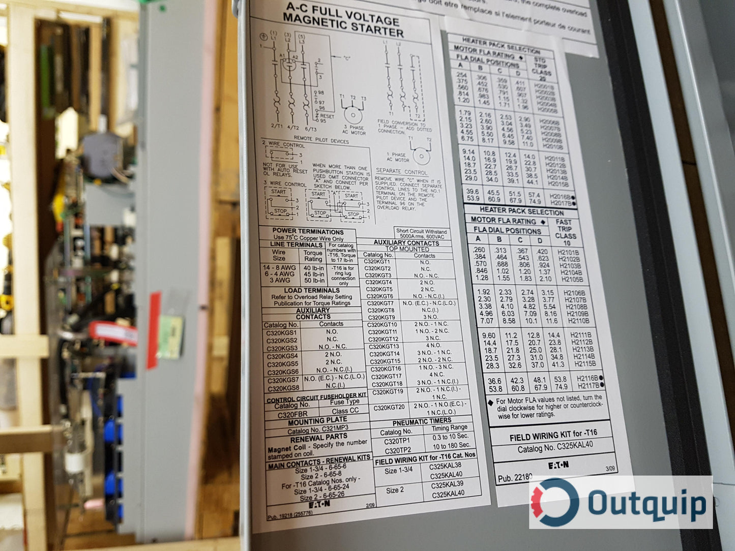 STARTER, COMBINATION SIZE 2 NON-REVERSING WITH FUSIBLE MOTOR CIRCUIT SWITCH EEMAC 1