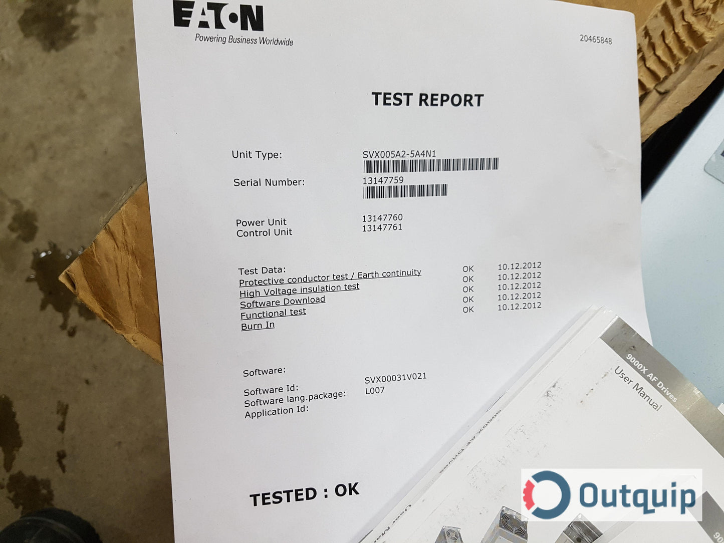 Eaton SVX9000 Adjustable Frequency Drive